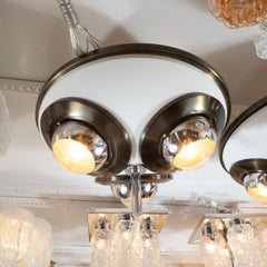 Space-Age "pod" Flush Mount Fixture