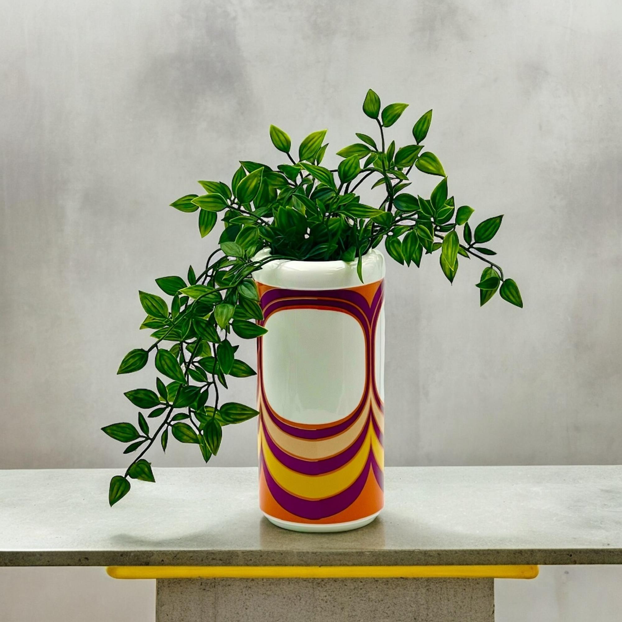 Vaso in porcellana A Space di Krautheim & Adelberg - Capolavoro MCM degli anni '60 In condizioni buone in vendita a San Benedetto Del Tronto, IT