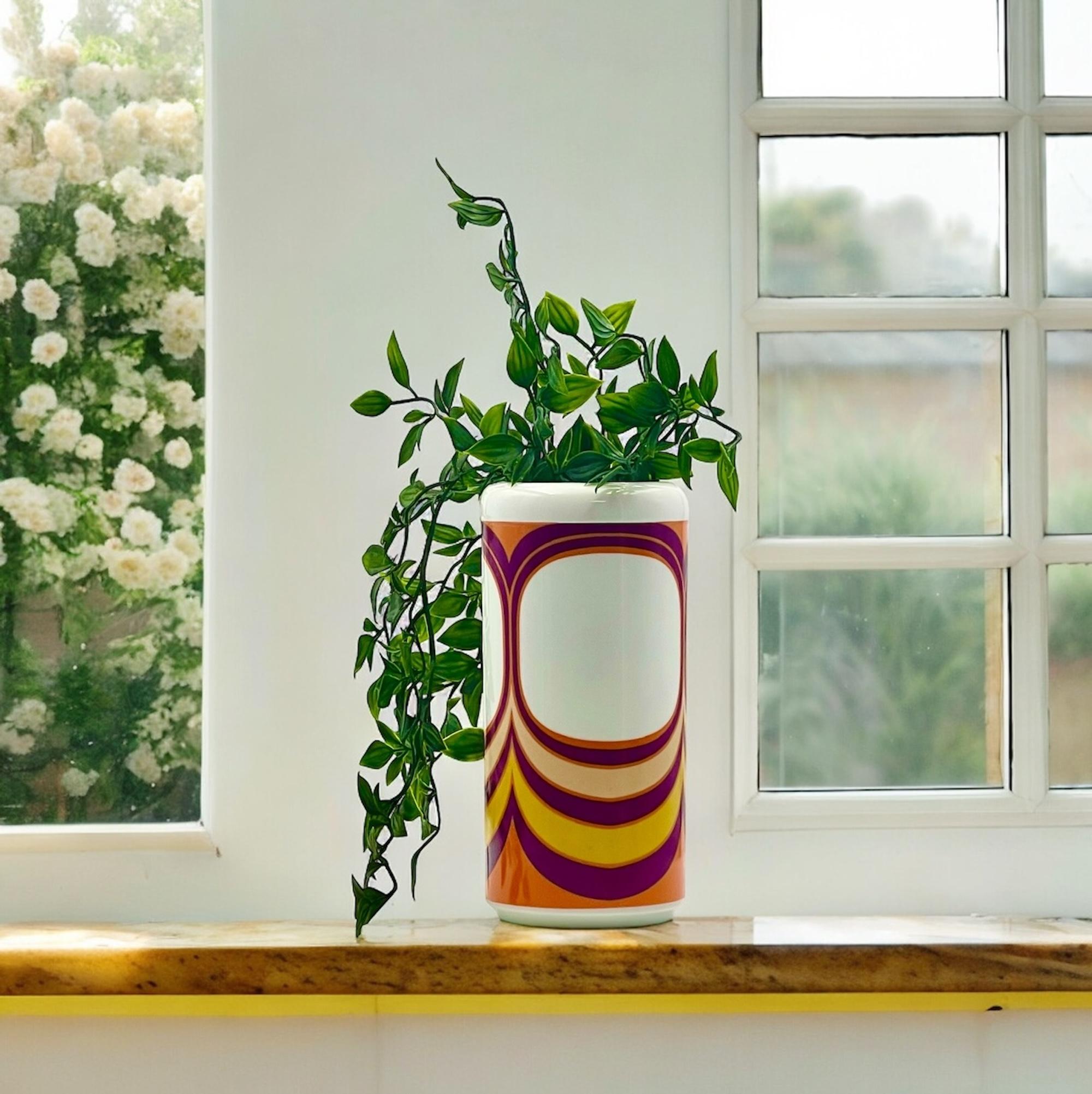 Vaso in porcellana A Space di Krautheim & Adelberg - Capolavoro MCM degli anni '60 in vendita 1