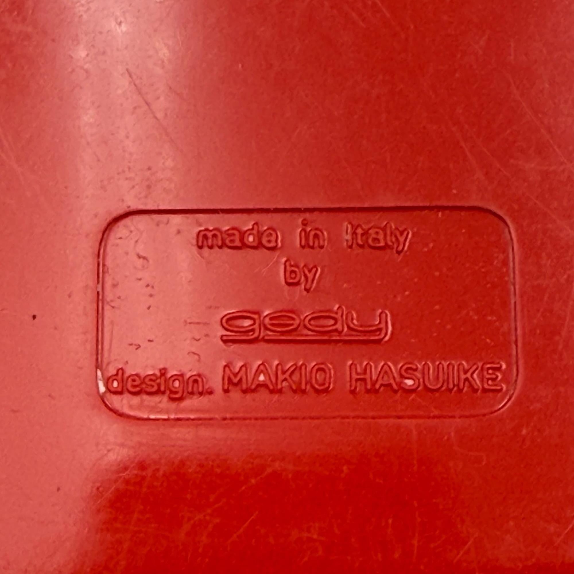 Space Age Portable Vanity Box with Mirror by Makio Hasuike for Gedy, 70s For Sale 4