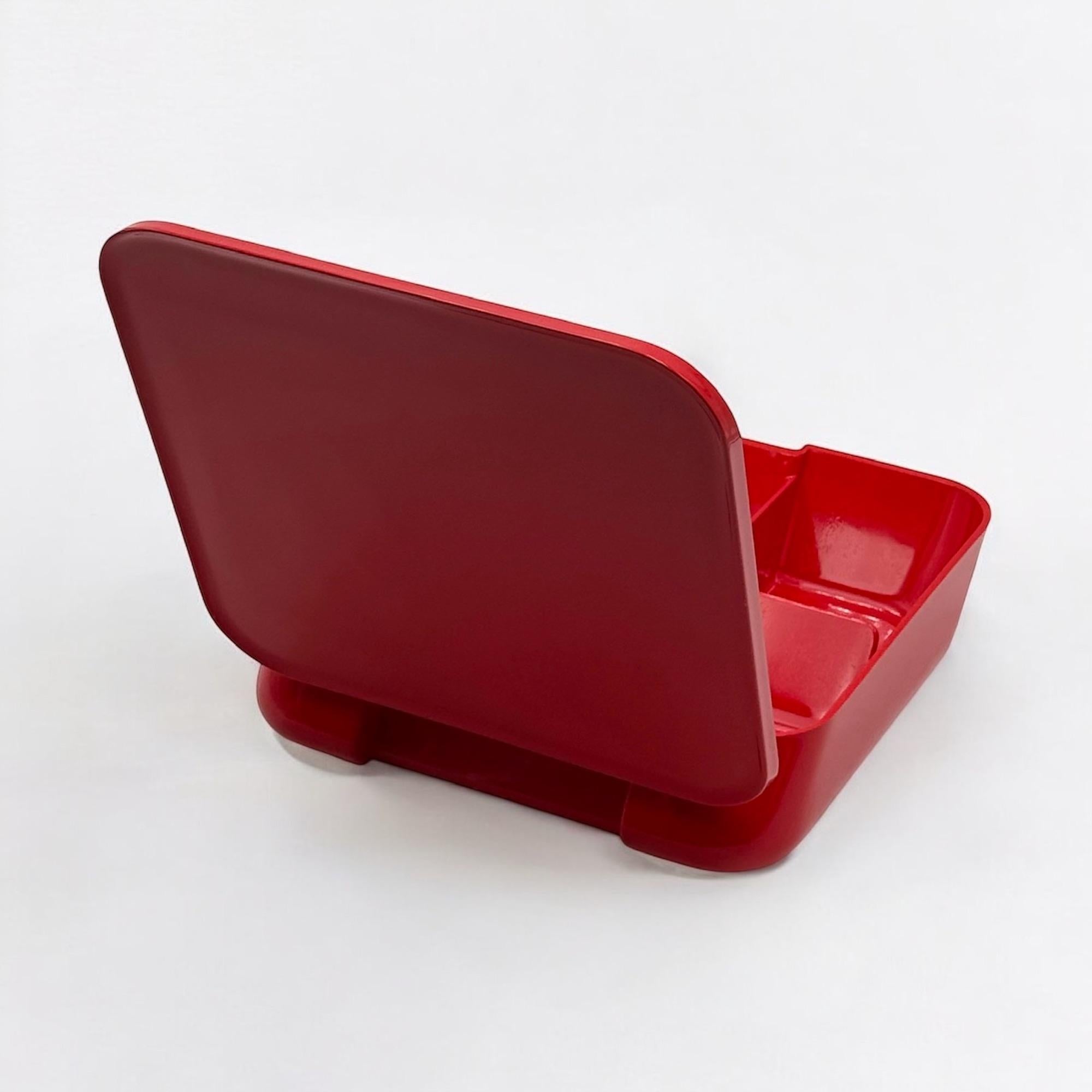 Late 20th Century Space Age Portable Vanity Box with Mirror by Makio Hasuike for Gedy, 70s For Sale