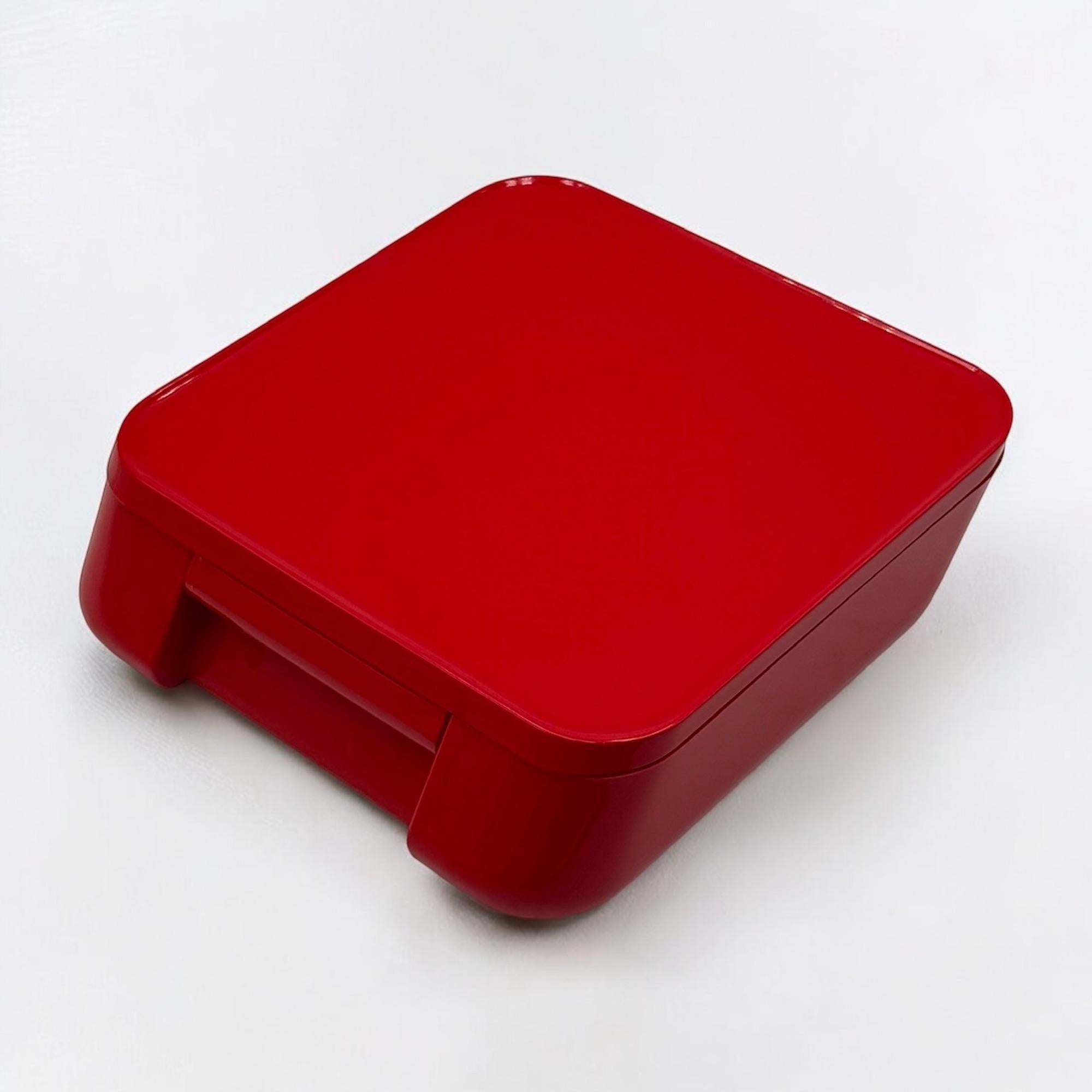 Plastic Space Age Portable Vanity Box with Mirror by Makio Hasuike for Gedy, 70s For Sale