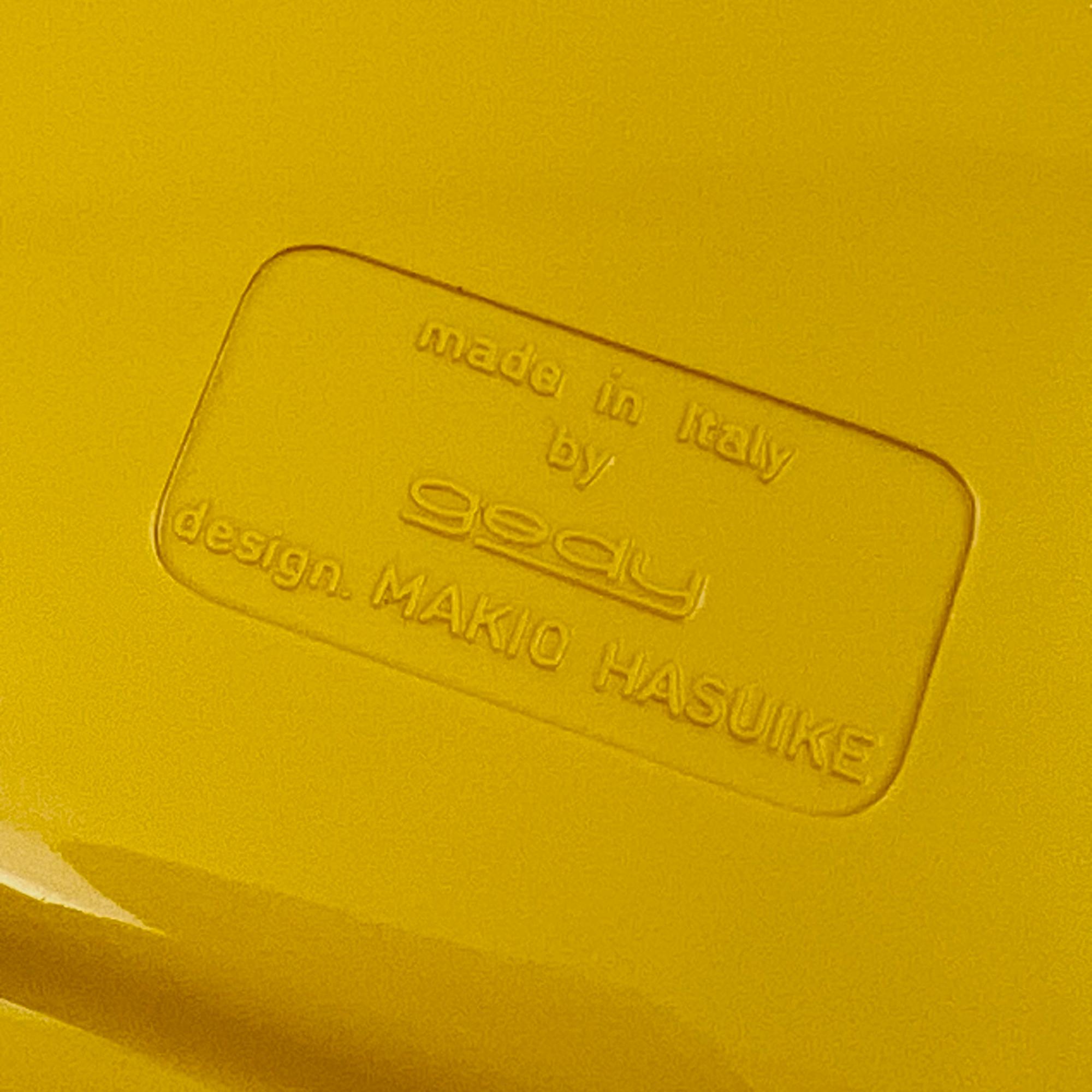 Space Age Portable Vanity Set by Makio Hasuike for Gedy in Vibrant Yellow, 70s 5