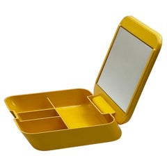 Space Age Portable Vanity Set by Makio Hasuike for Gedy in Vibrant Yellow, 70s