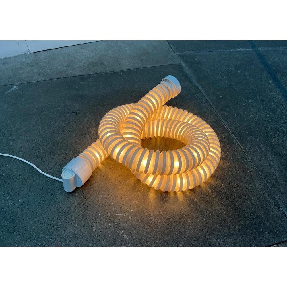Lampadaire serpent postmoderne de l'ère spatiale, Livio & Gianfranco, 1970 en vente 1