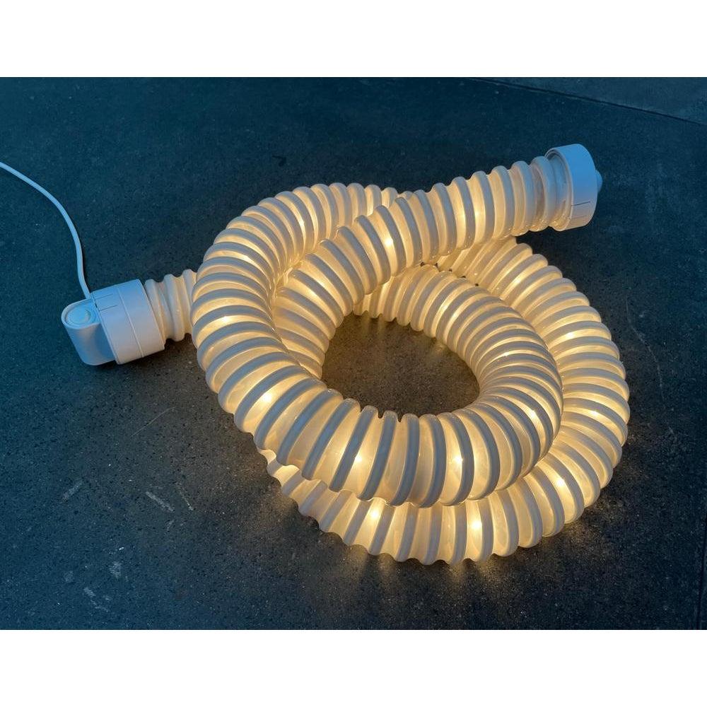 Lampadaire serpent postmoderne de l'ère spatiale, Livio & Gianfranco, 1970 en vente 2