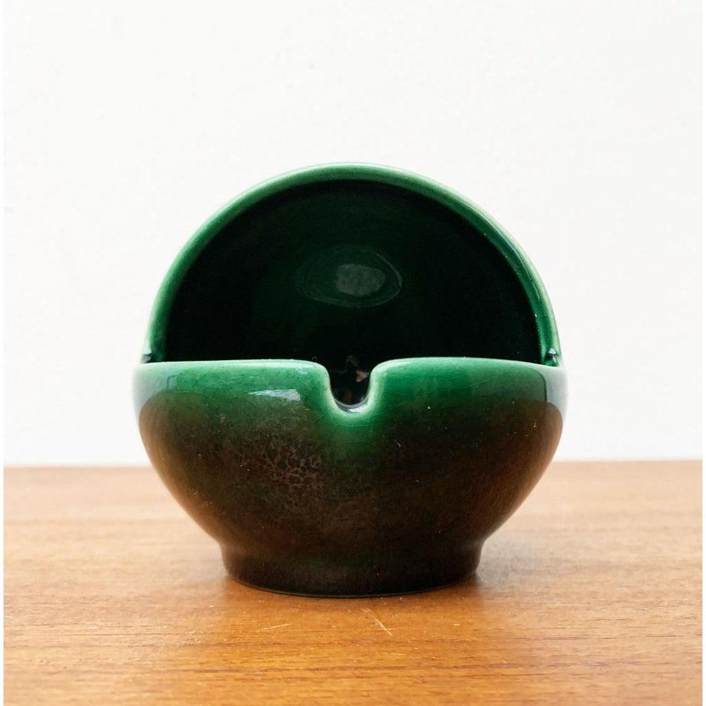 Space Age Pottery Ball Ashtray or Bowl by Cari Zalloni for Steuler, 1960s For Sale 4