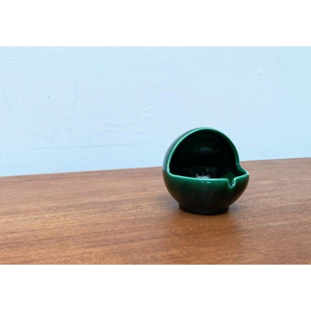 Mid-Century Modern Space Age Pottery Ball Ashtray or Bowl by Cari Zalloni for Steuler, 1960s For Sale