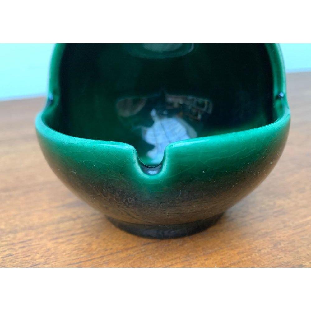 20th Century Space Age Pottery Ball Ashtray or Bowl by Cari Zalloni for Steuler, 1960s For Sale