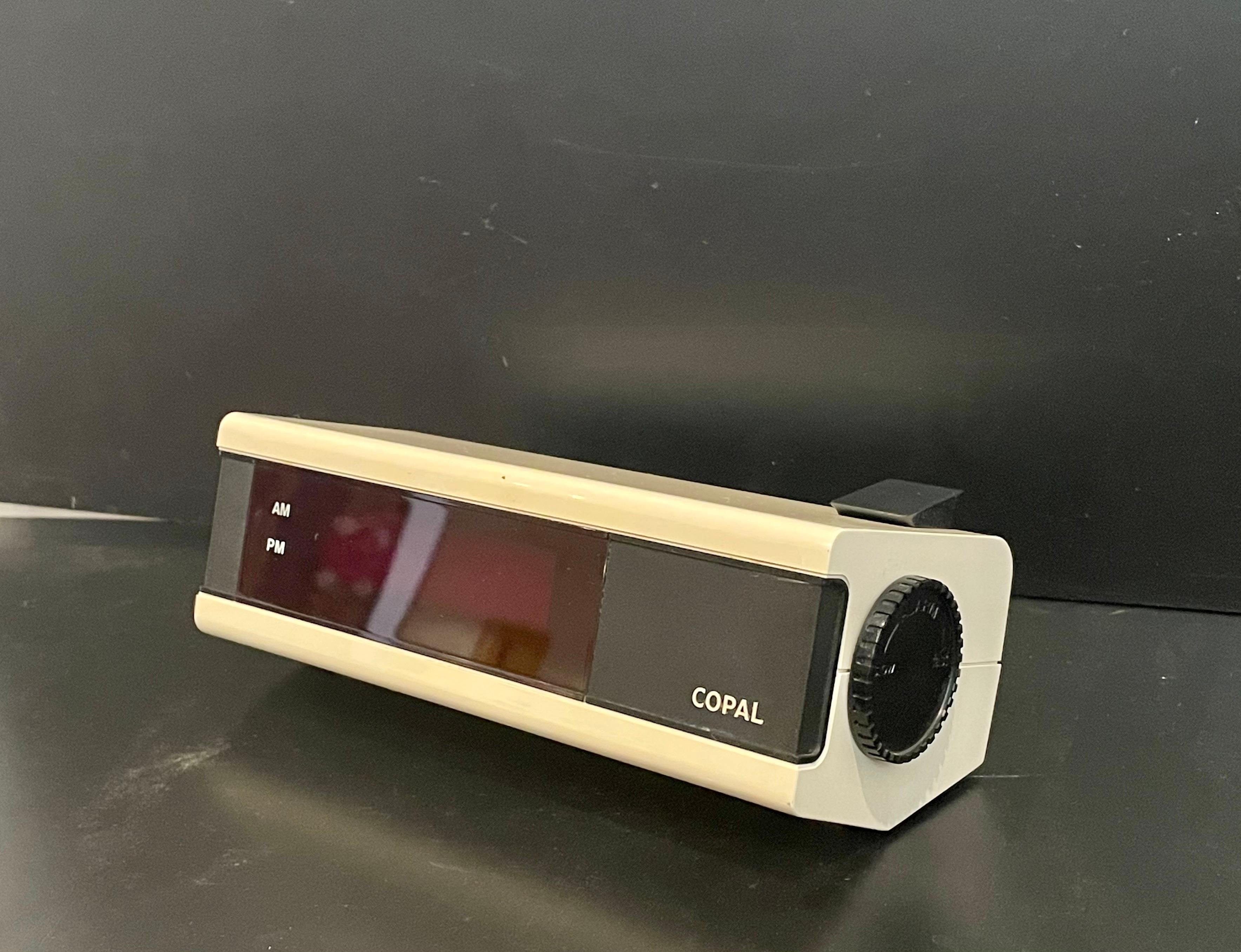 Japanese Space Age Rare Alarm Clock by Copal Japan