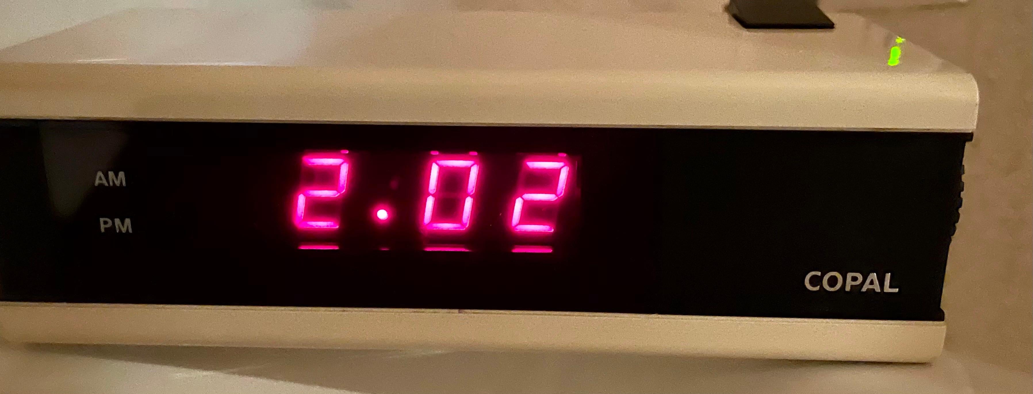 Space Age Rare Alarm Clock by Copal Japan In Excellent Condition In San Diego, CA