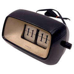 Vintage Space Age Rare Flip Electric Clock by Caslon