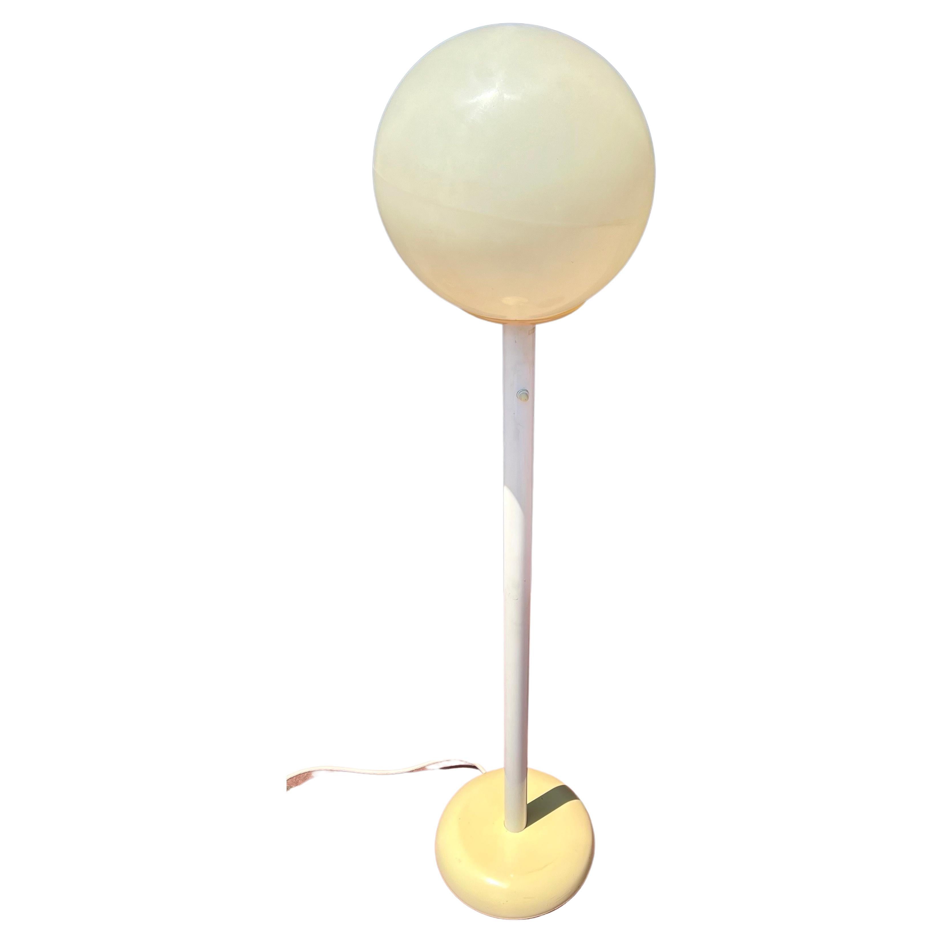 1970's Space age rare Olympia floor lamp , nice clean condition 3 way push off on switch, a great example of a great era.