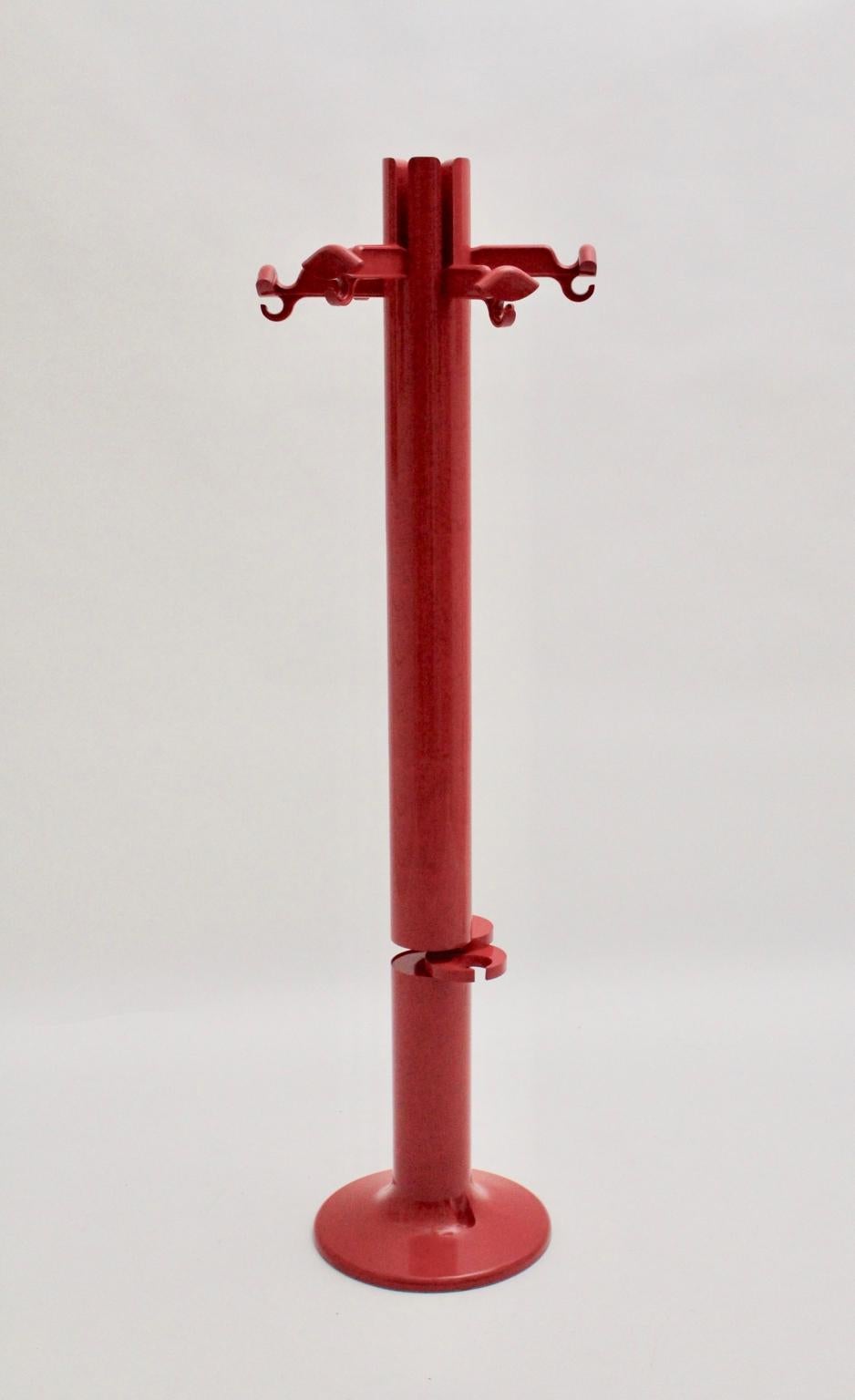 red coat rack