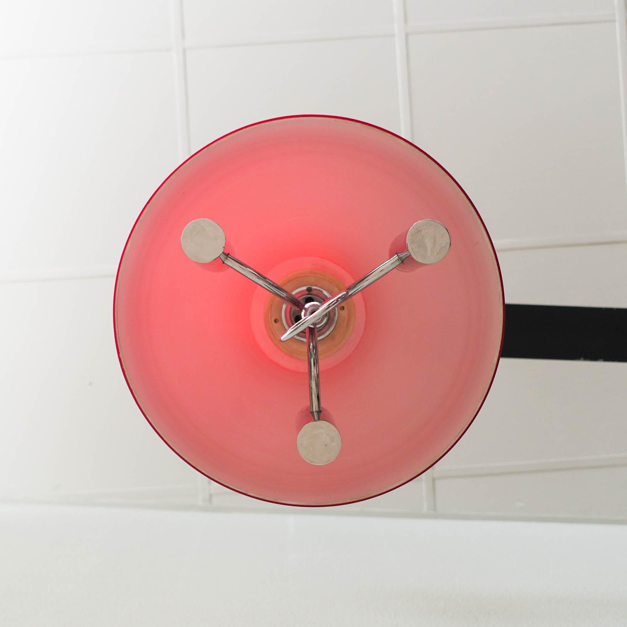 Space Age Rise and Fall Pendant Lamp, 1970's For Sale 3