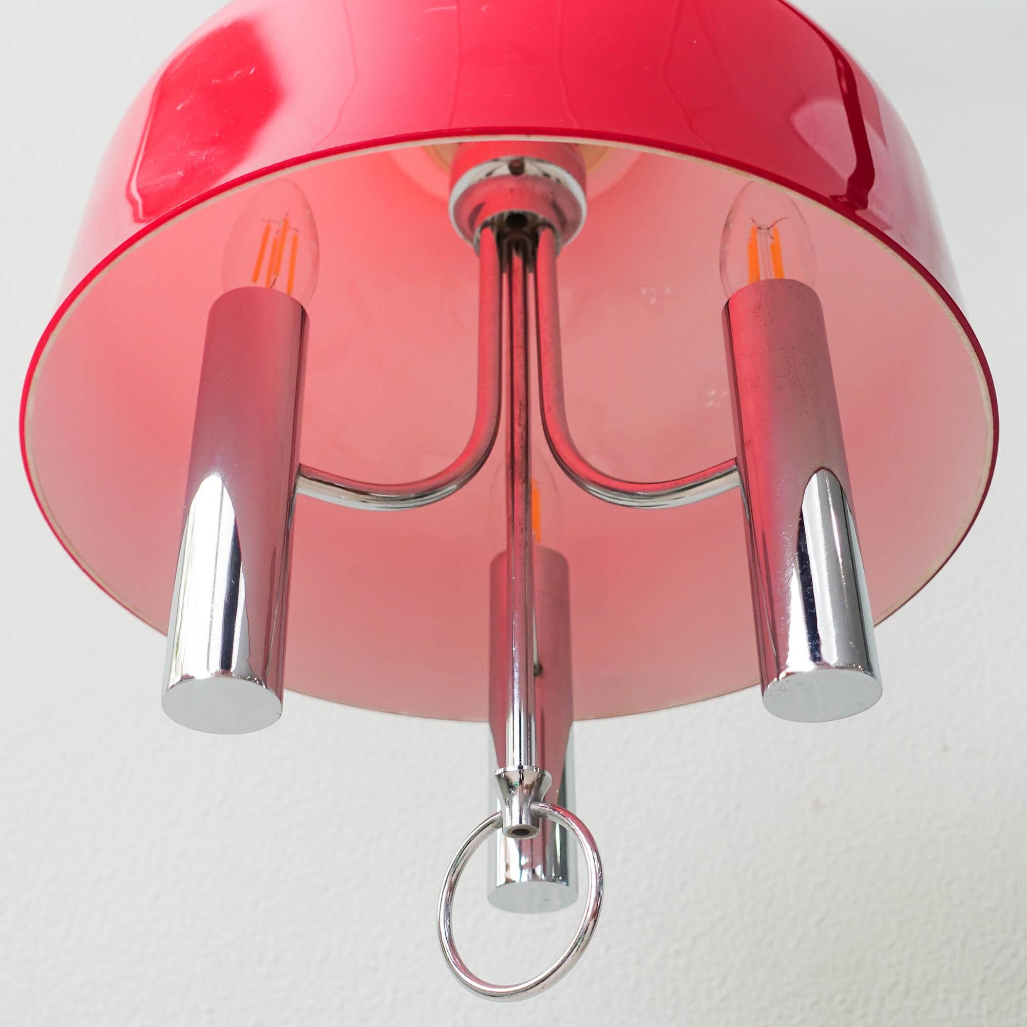 Space Age Rise and Fall Pendant Lamp, 1970's For Sale 5