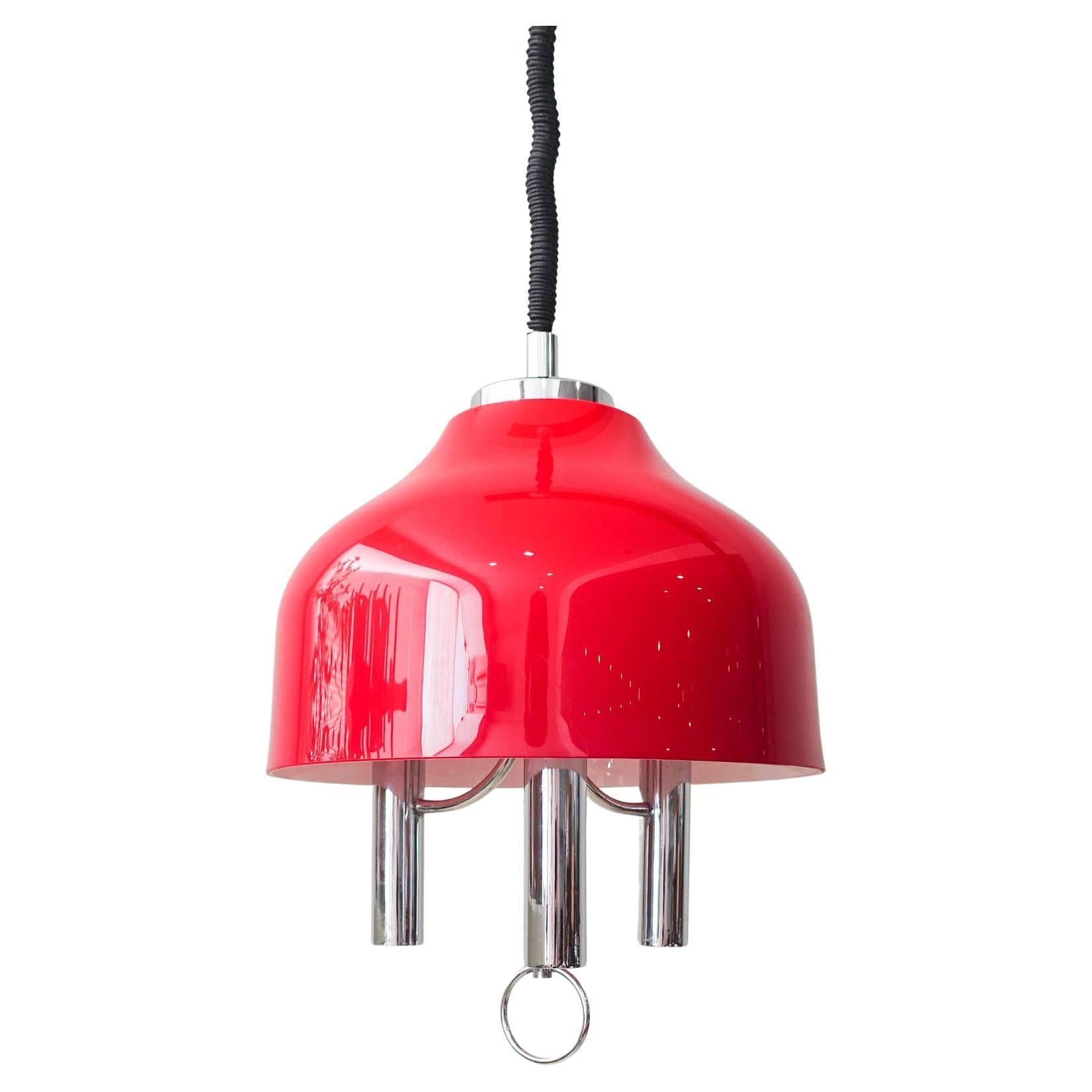 Space Age Rise and Fall Pendant Lamp, 1970's