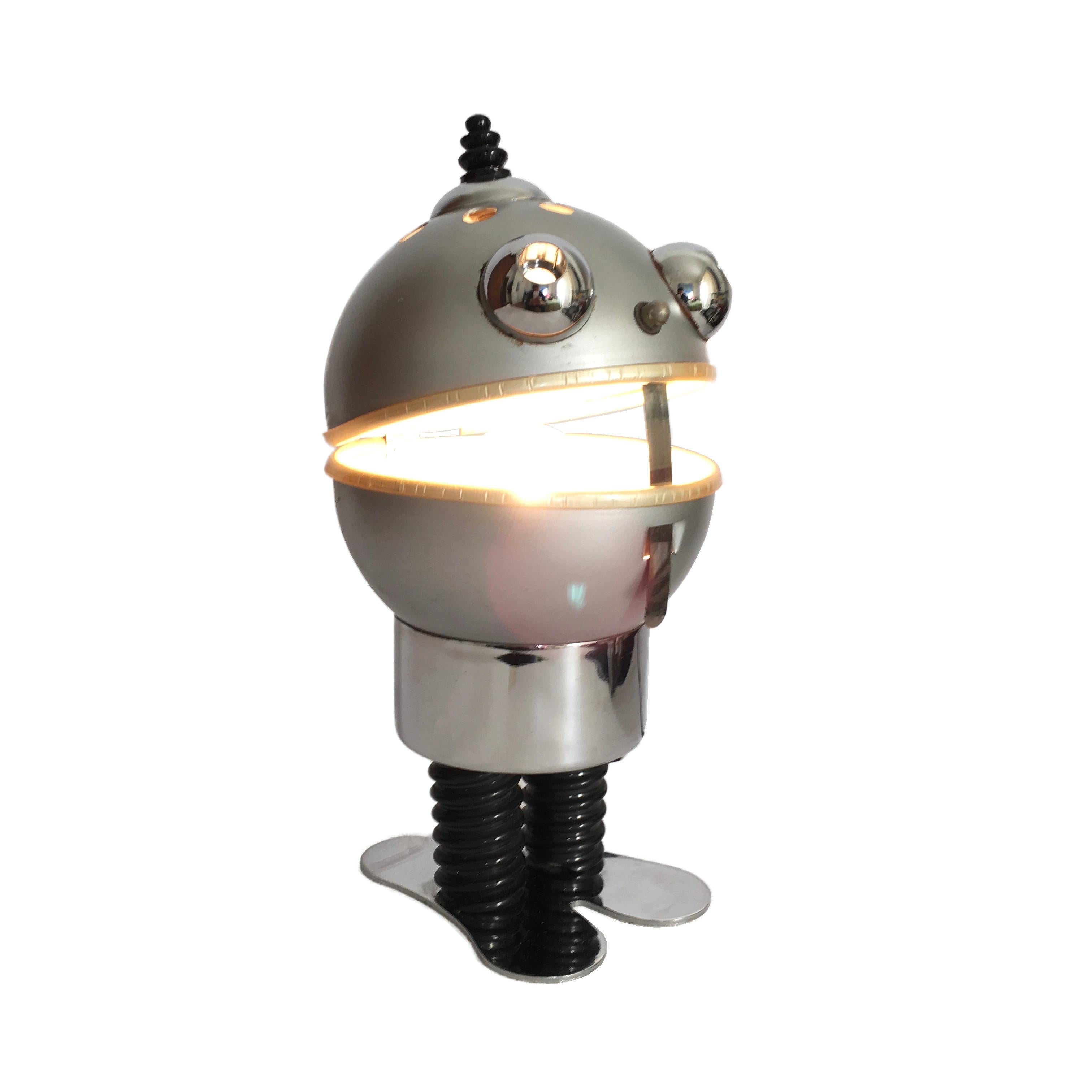 European Space Age Robot Table Lamp, 1970s