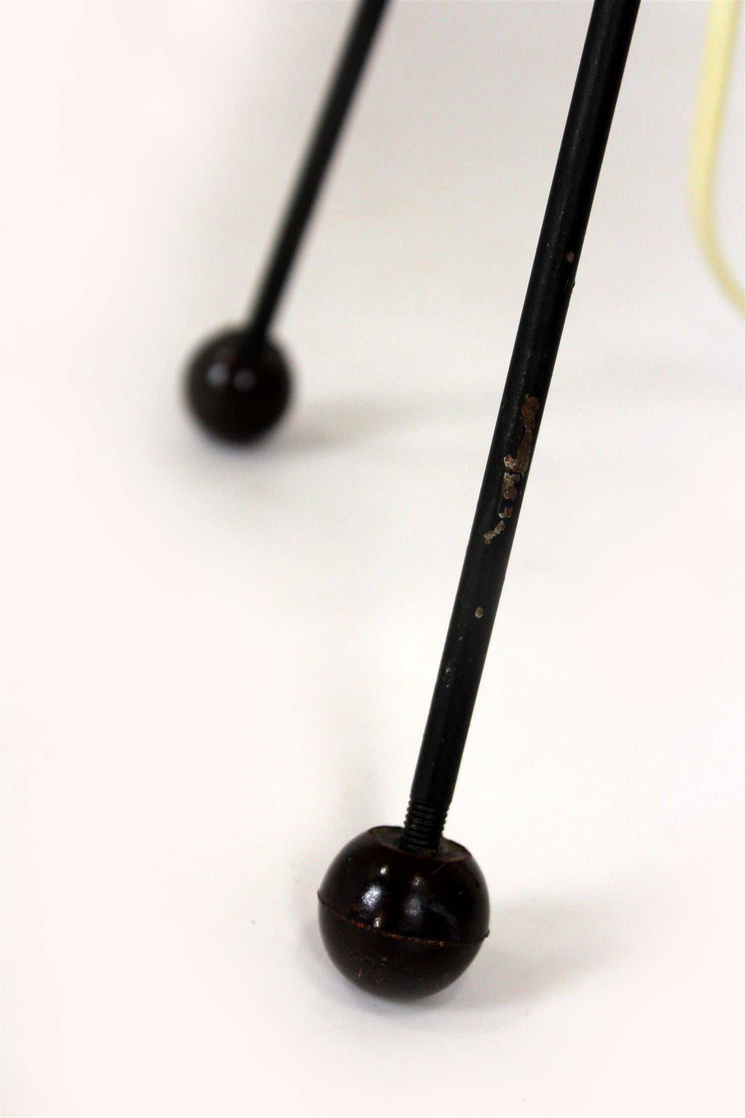 Space Age Rocket Floor Lamp with a Braided String, Czechoslovakia, 1960s For Sale 2
