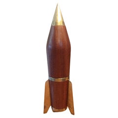 Vintage Space Age Rocket Ship / Missile Pepper Mill