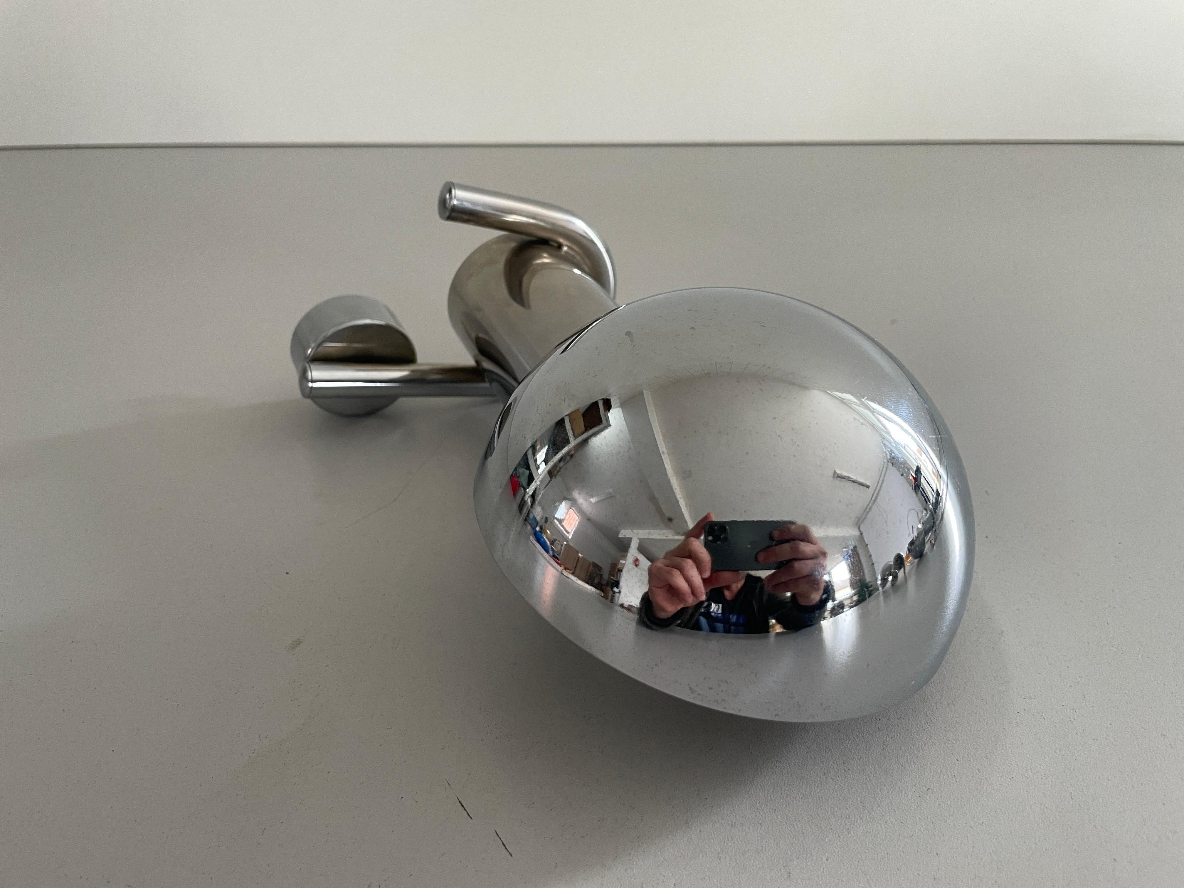 Ensemble de 3 appliques rotatives de l'ère spatiale en chrome, 1970, Italie en vente 10