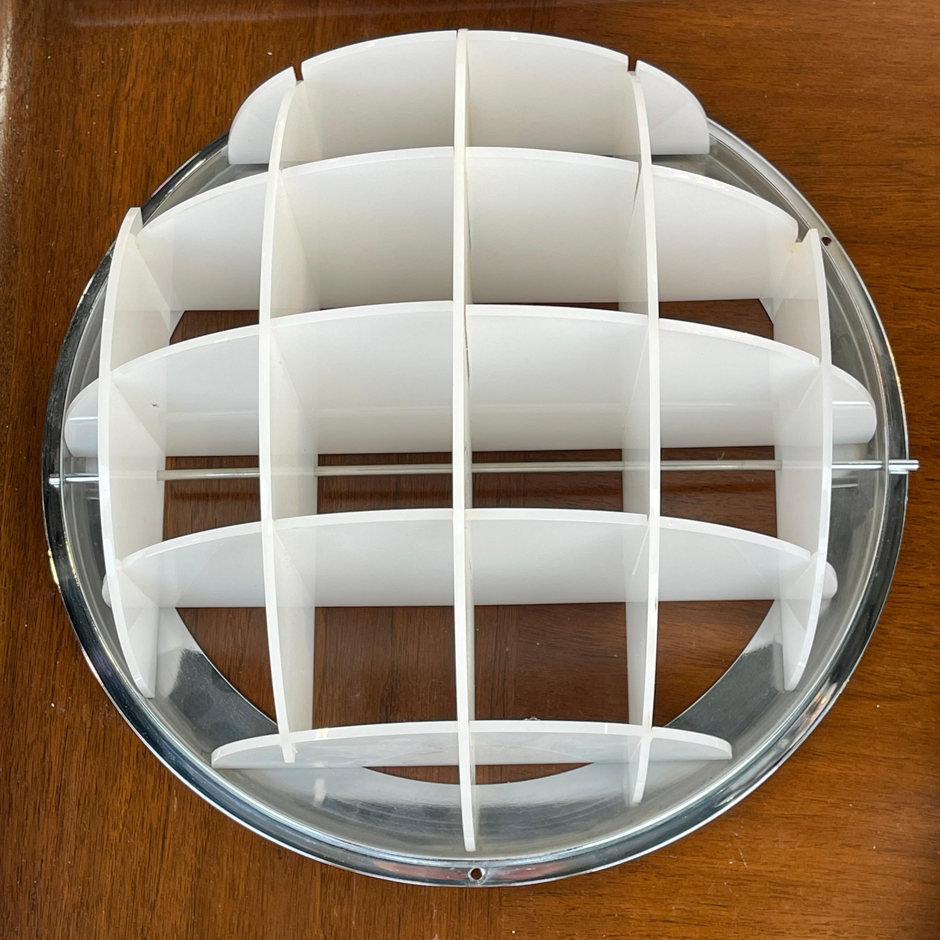 Space Age Rotating Spherical Lamp Style of Joe Colombo For Sale 12