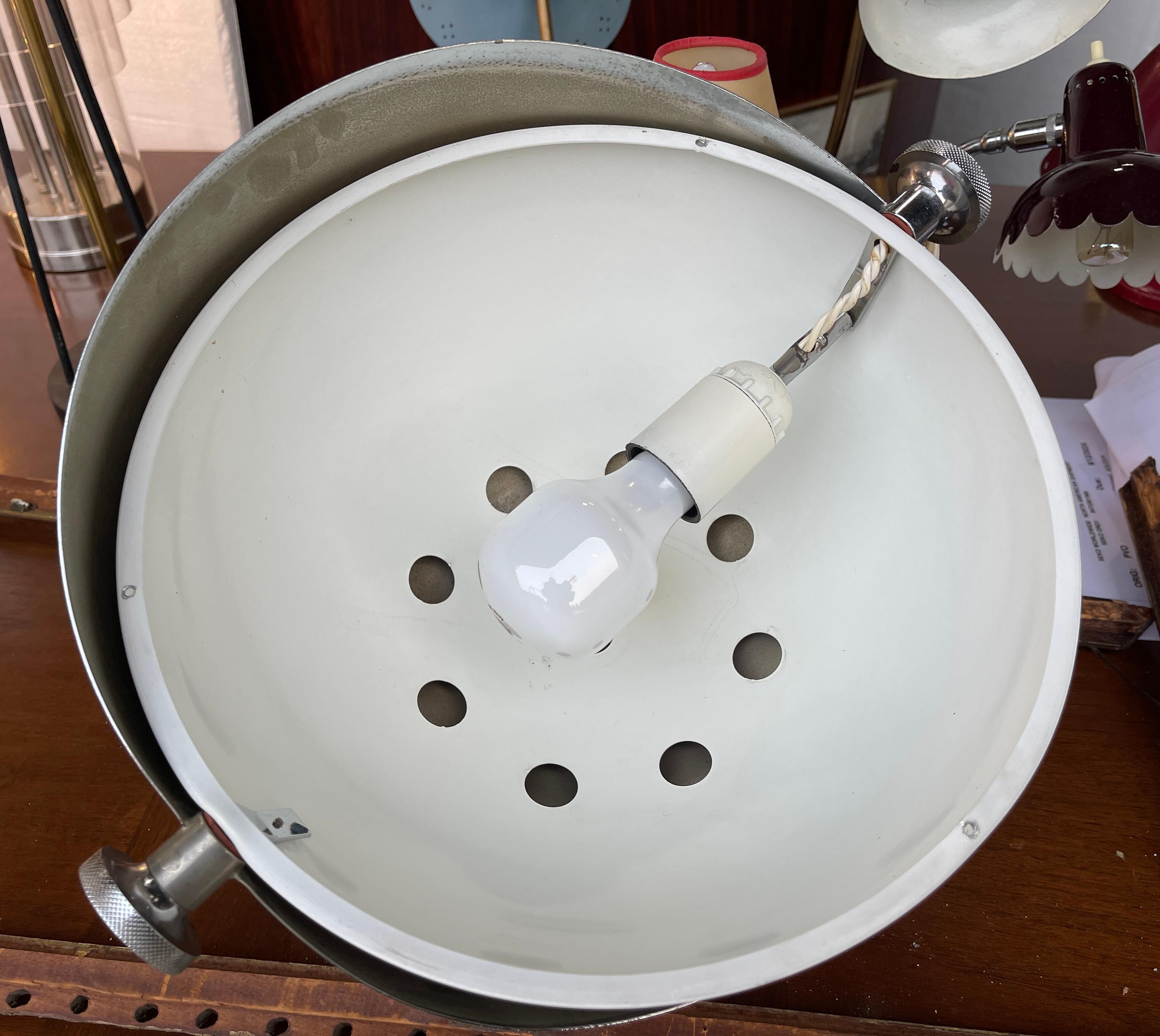 Space Age Rotating Spherical Lamp Style of Joe Colombo For Sale 13