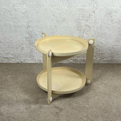 Space Age Round Coffee Table Trolley by Luigi Massoni Guzzini, 1960s