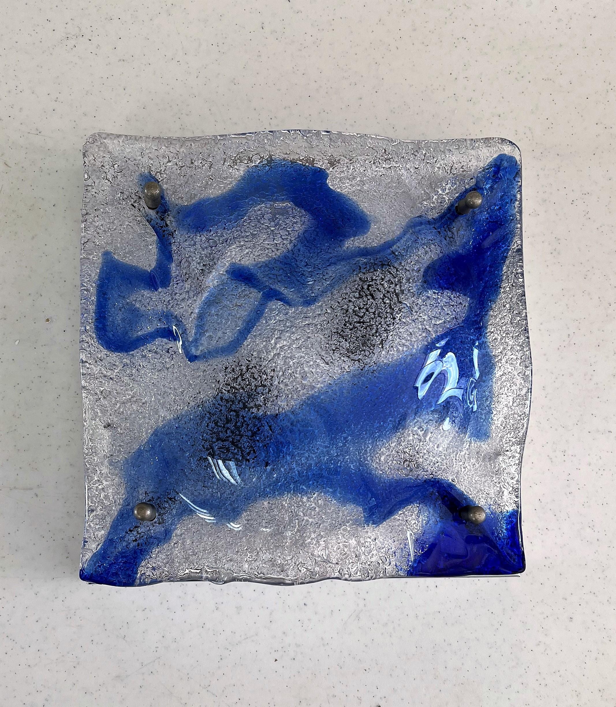Lámpara Space Age de Carlo Nason para Mazzega, Murano, Italia, hacia 1968 en Bueno estado para la venta en Merida, Yucatan