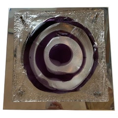 Space Age Sconce in Murano Glass by Carlo Nason for Mazzega