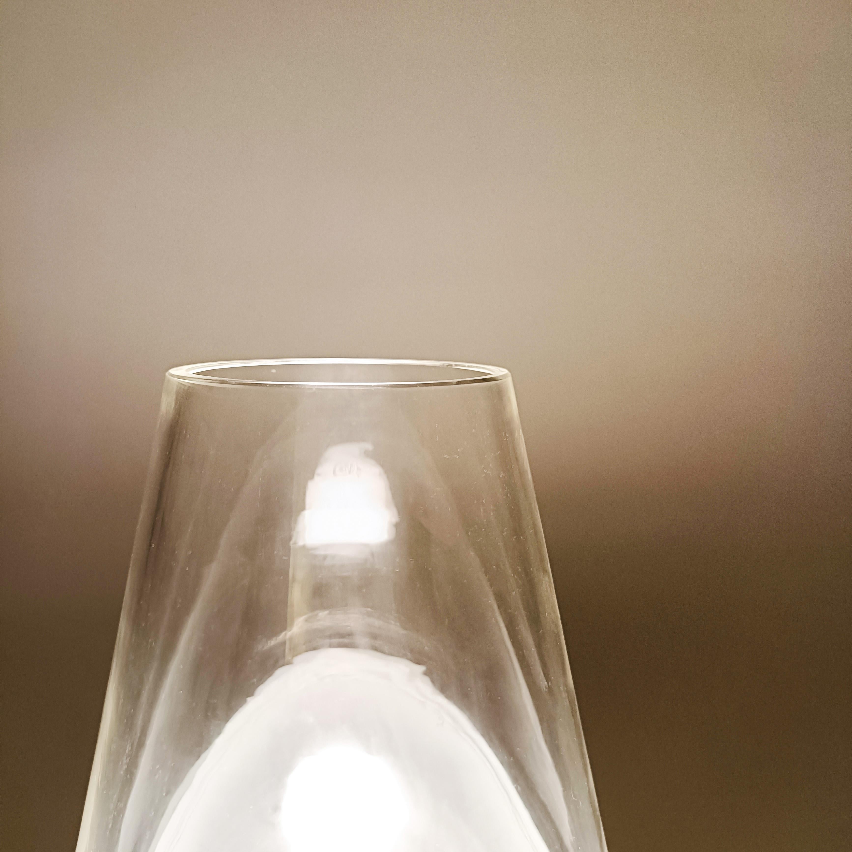 L'âge de l'espace. Lampe de table sculpturale en verre de Murano par RES, Italie, années 1970 en vente 1
