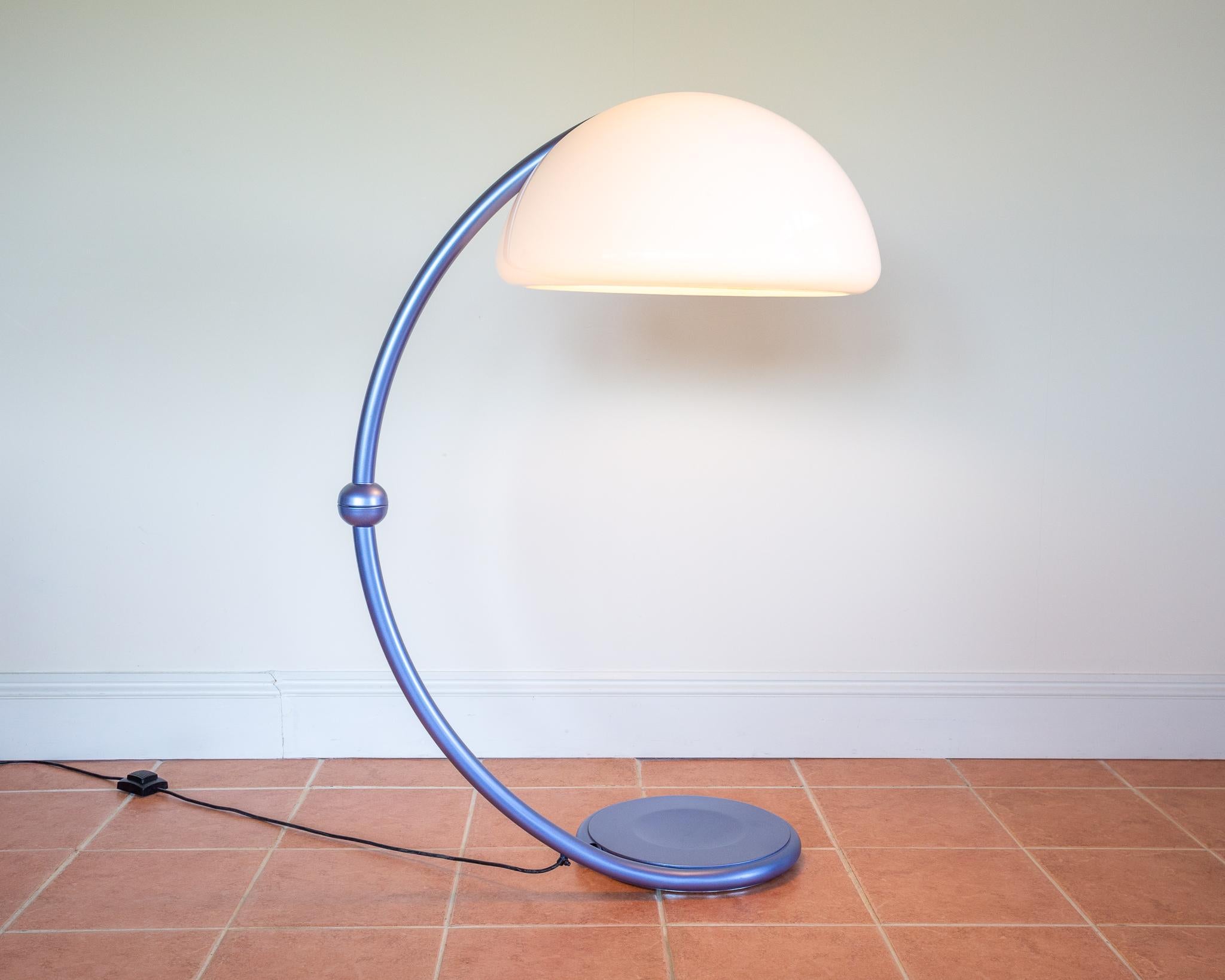 Lampadaire Space AGE Serpente Elio Martinelli 1960s Italian Designer Mid Century en vente 6