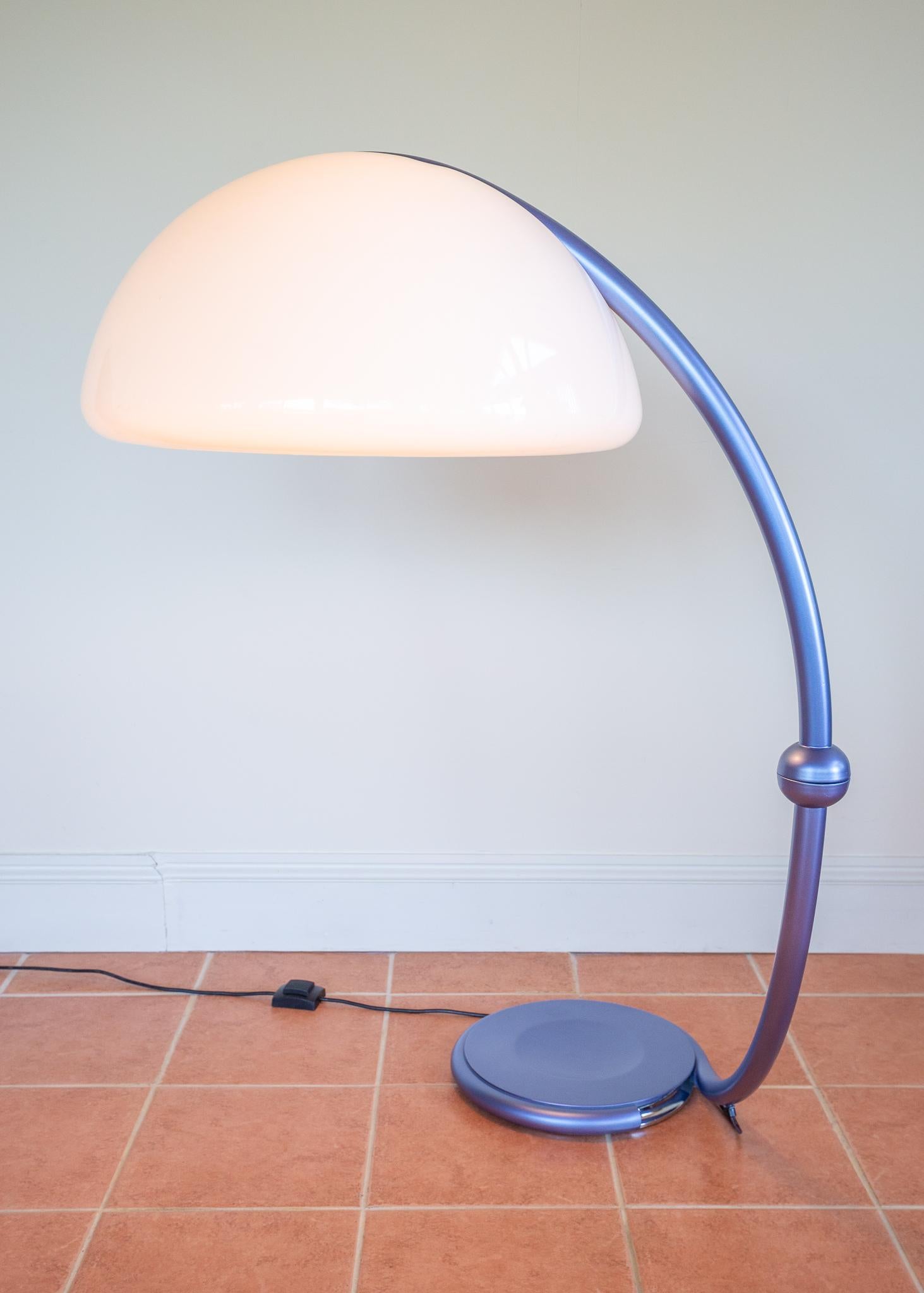 Lampadaire Space AGE Serpente Elio Martinelli 1960s Italian Designer Mid Century en vente 9