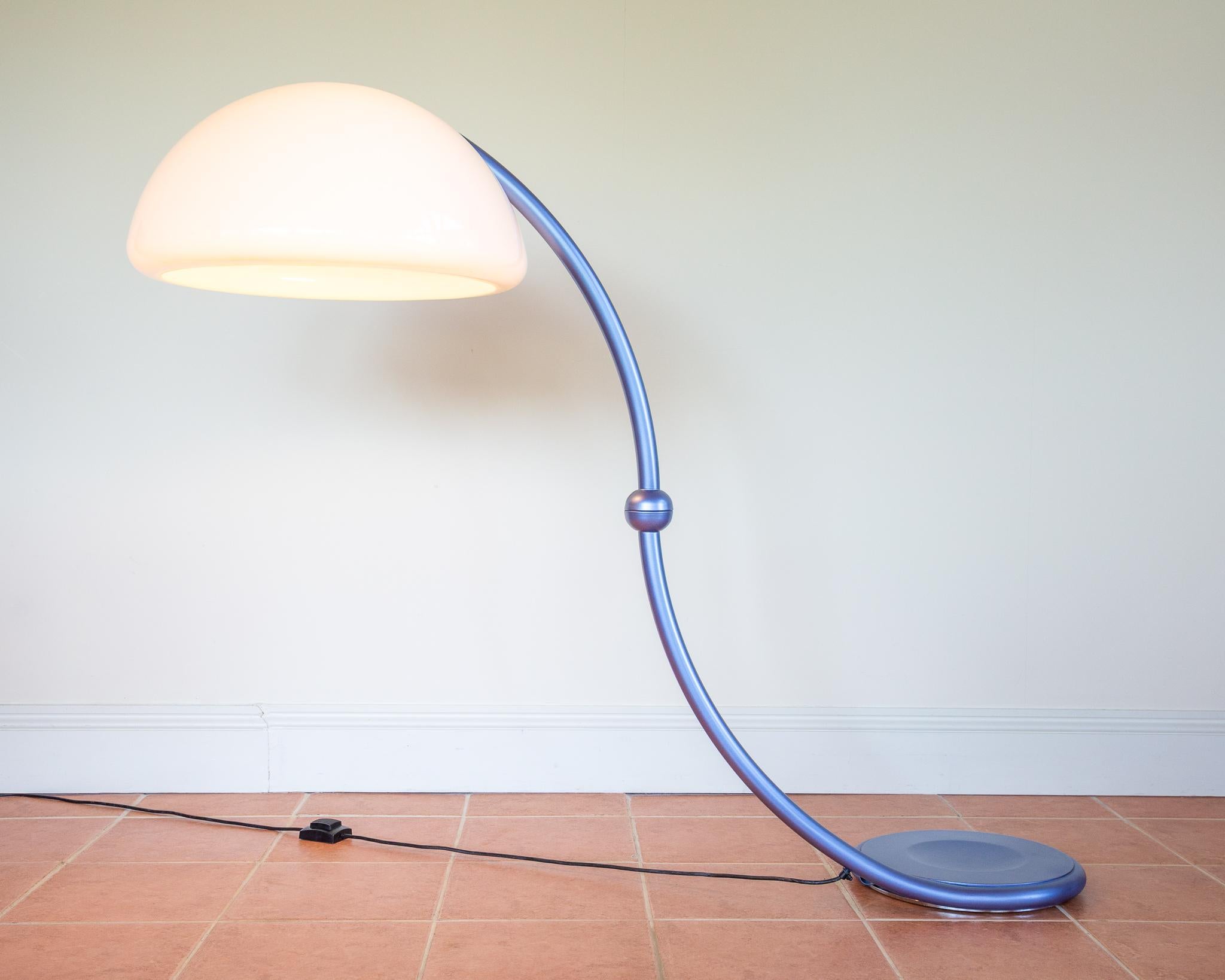Lampadaire Space AGE Serpente Elio Martinelli 1960s Italian Designer Mid Century en vente 11