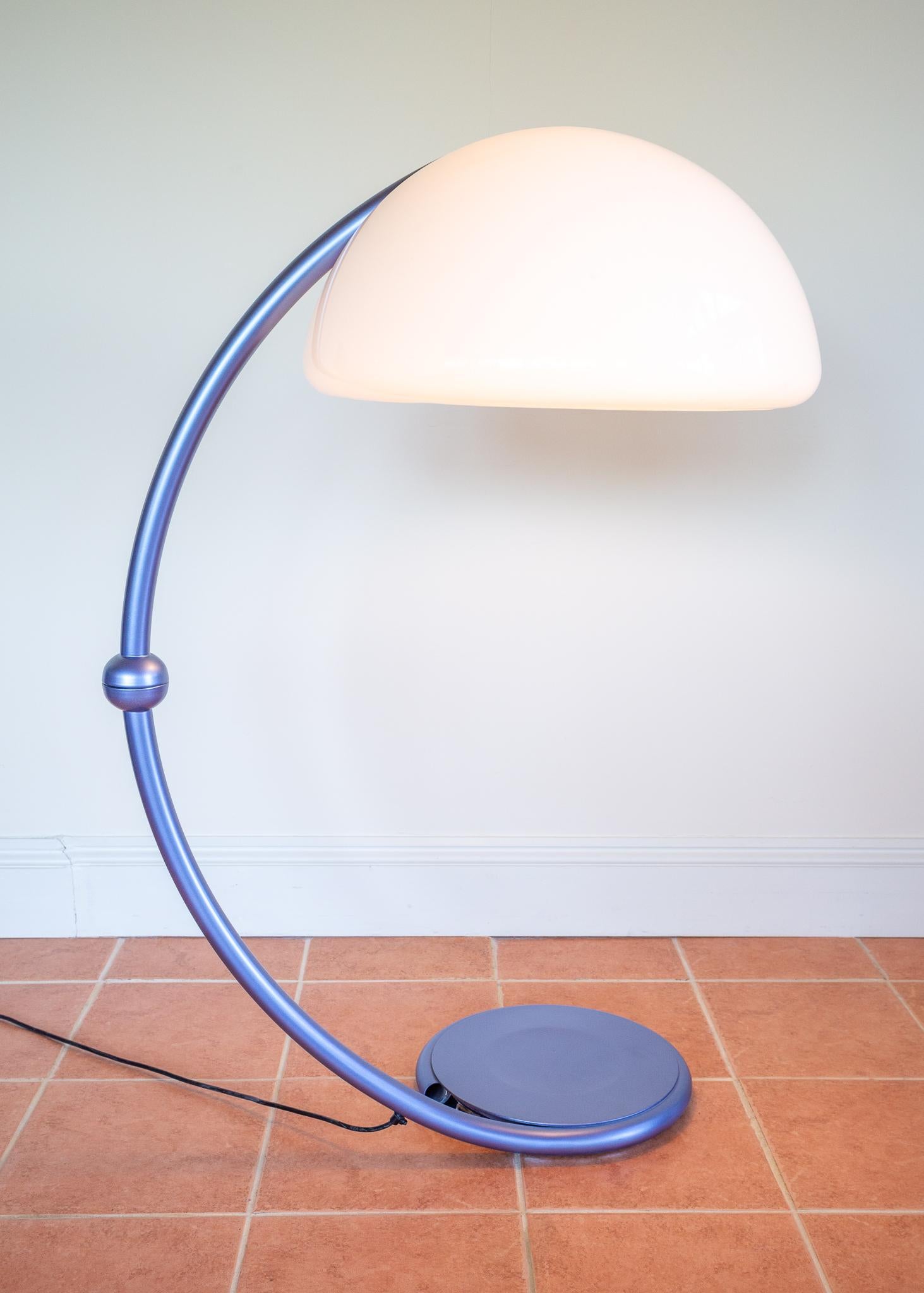Lampadaire Space AGE Serpente Elio Martinelli 1960s Italian Designer Mid Century en vente 12