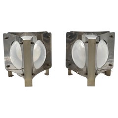 Space age set of 2 table Lamp, Italy 1970s