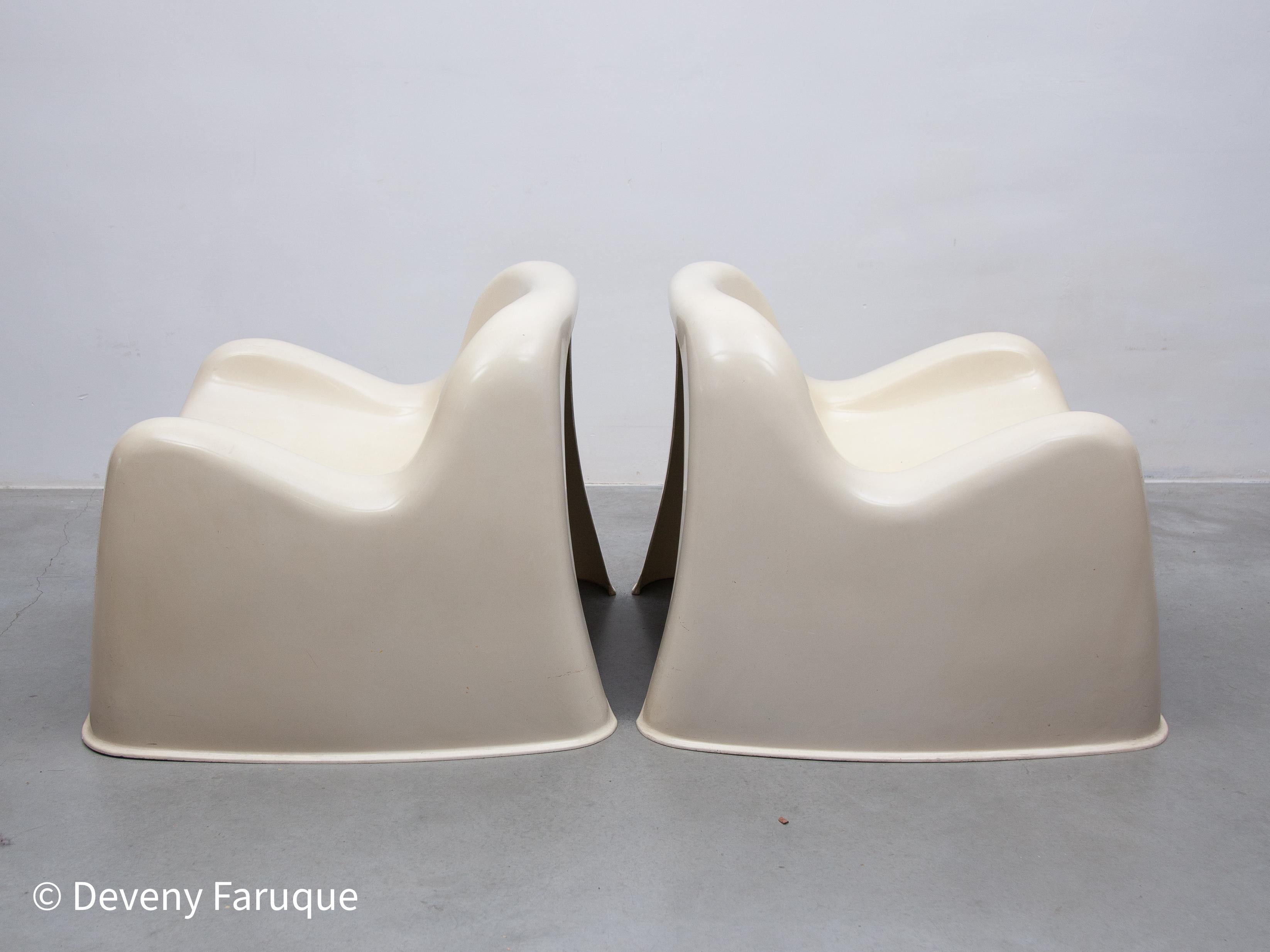 Conjunto de dos tumbonas Artemide 