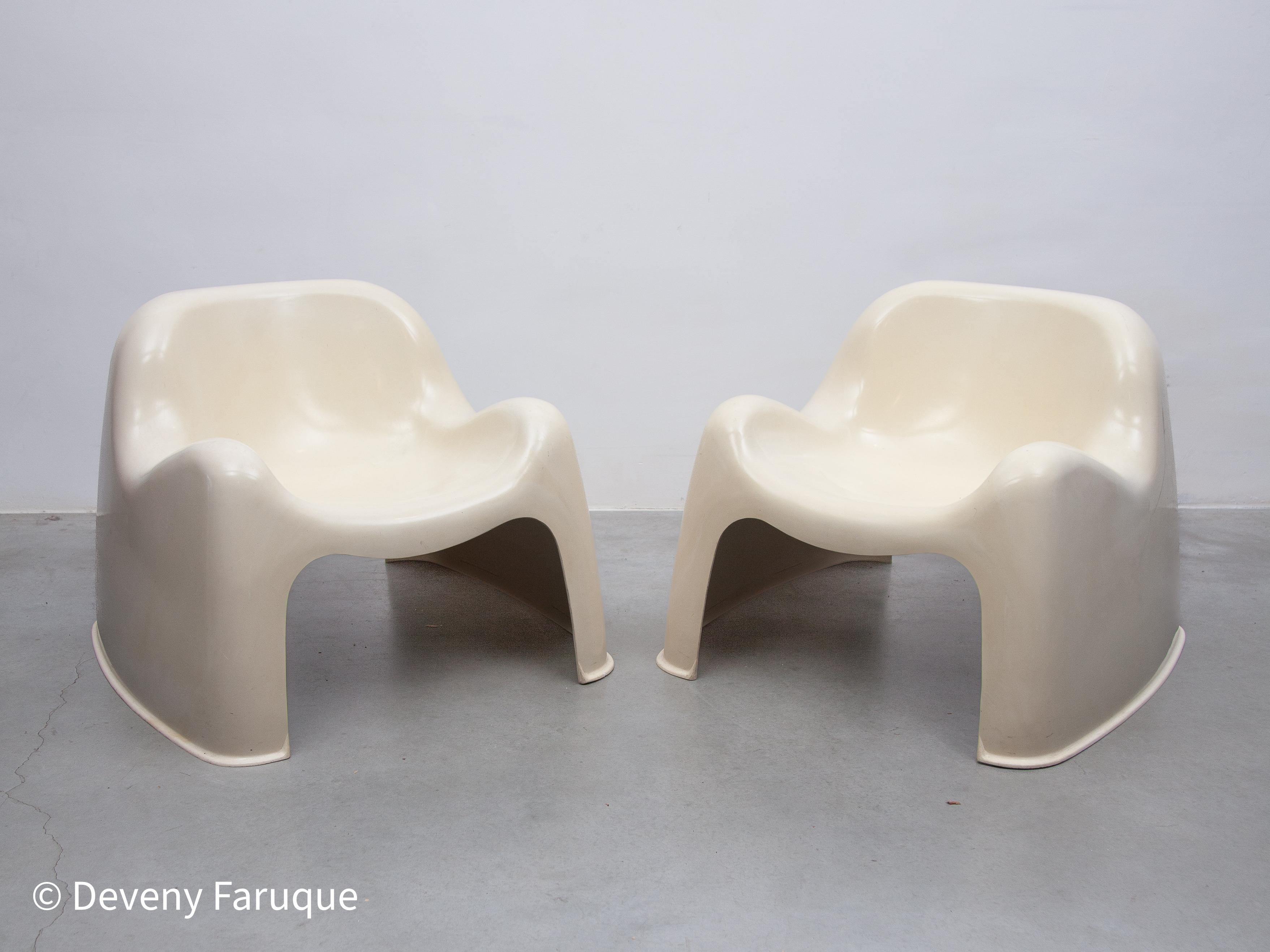 Conjunto de dos tumbonas Artemide 