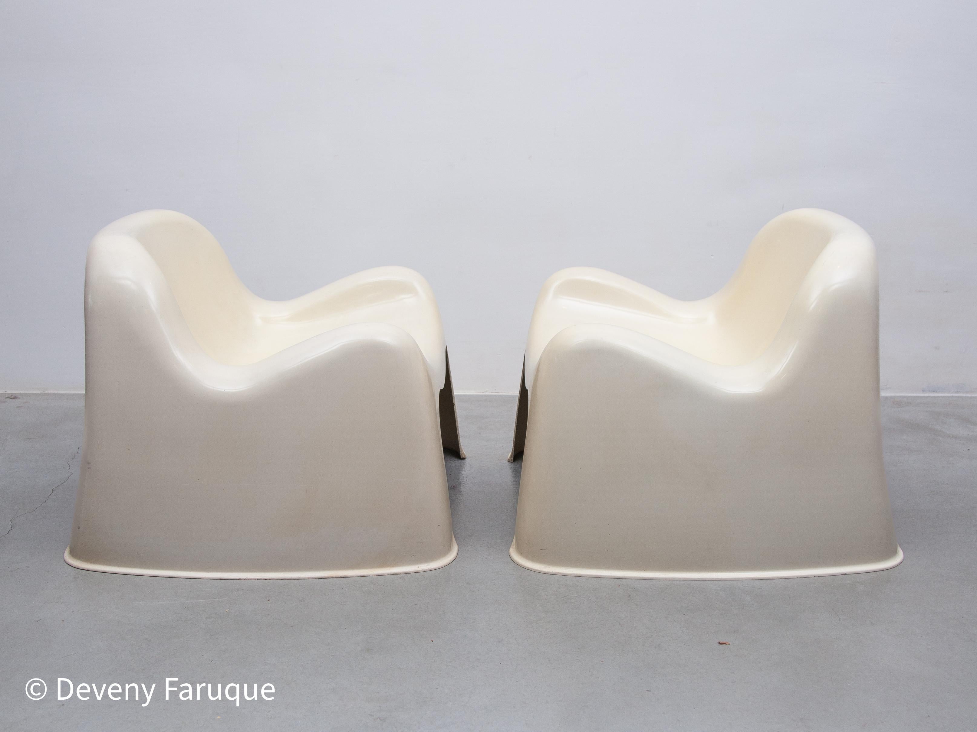 Conjunto de dos tumbonas Artemide 