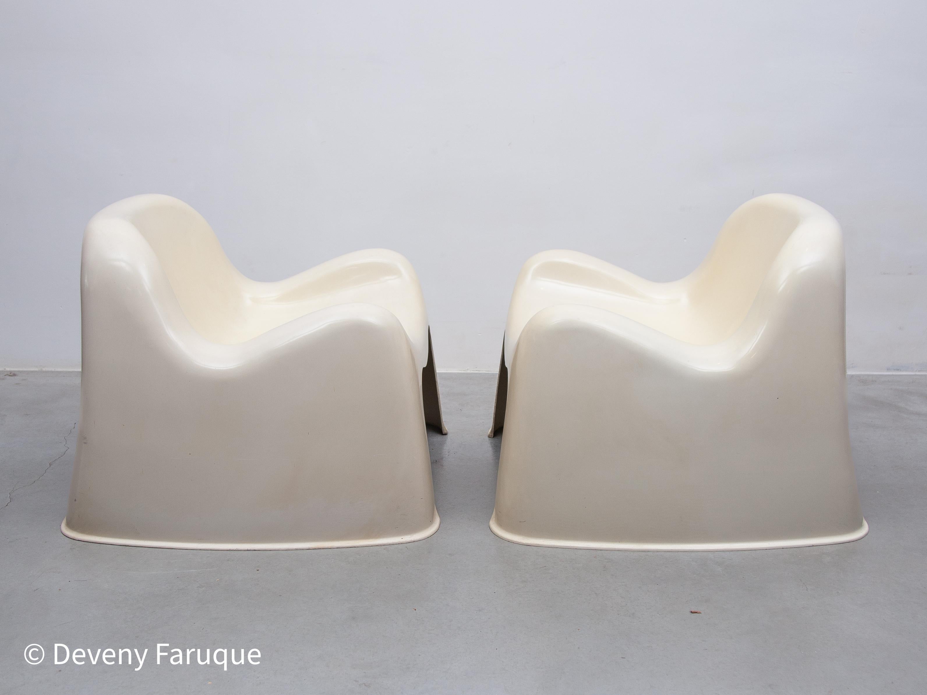 Conjunto de dos tumbonas Artemide 