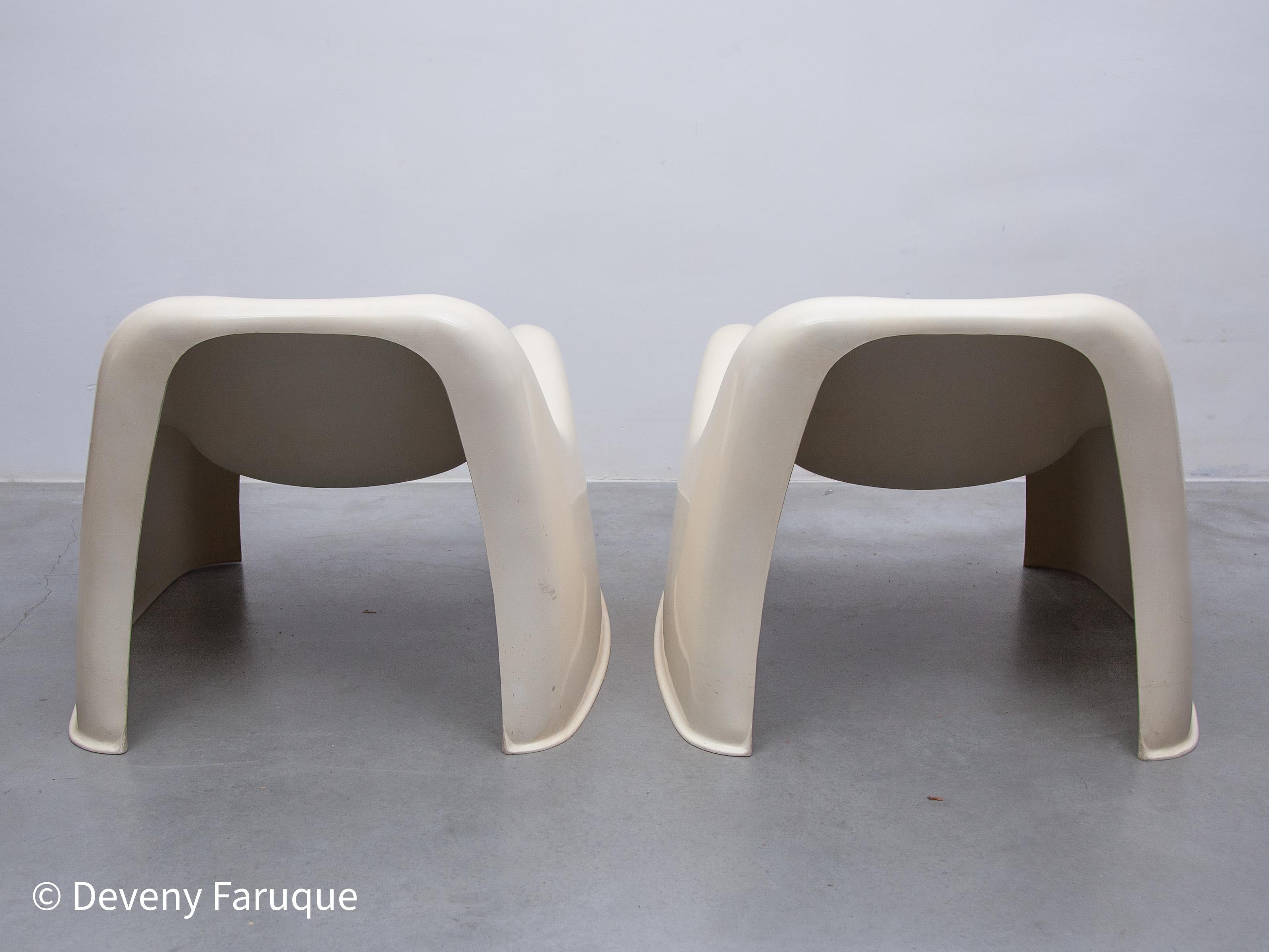 Conjunto de dos tumbonas Artemide 