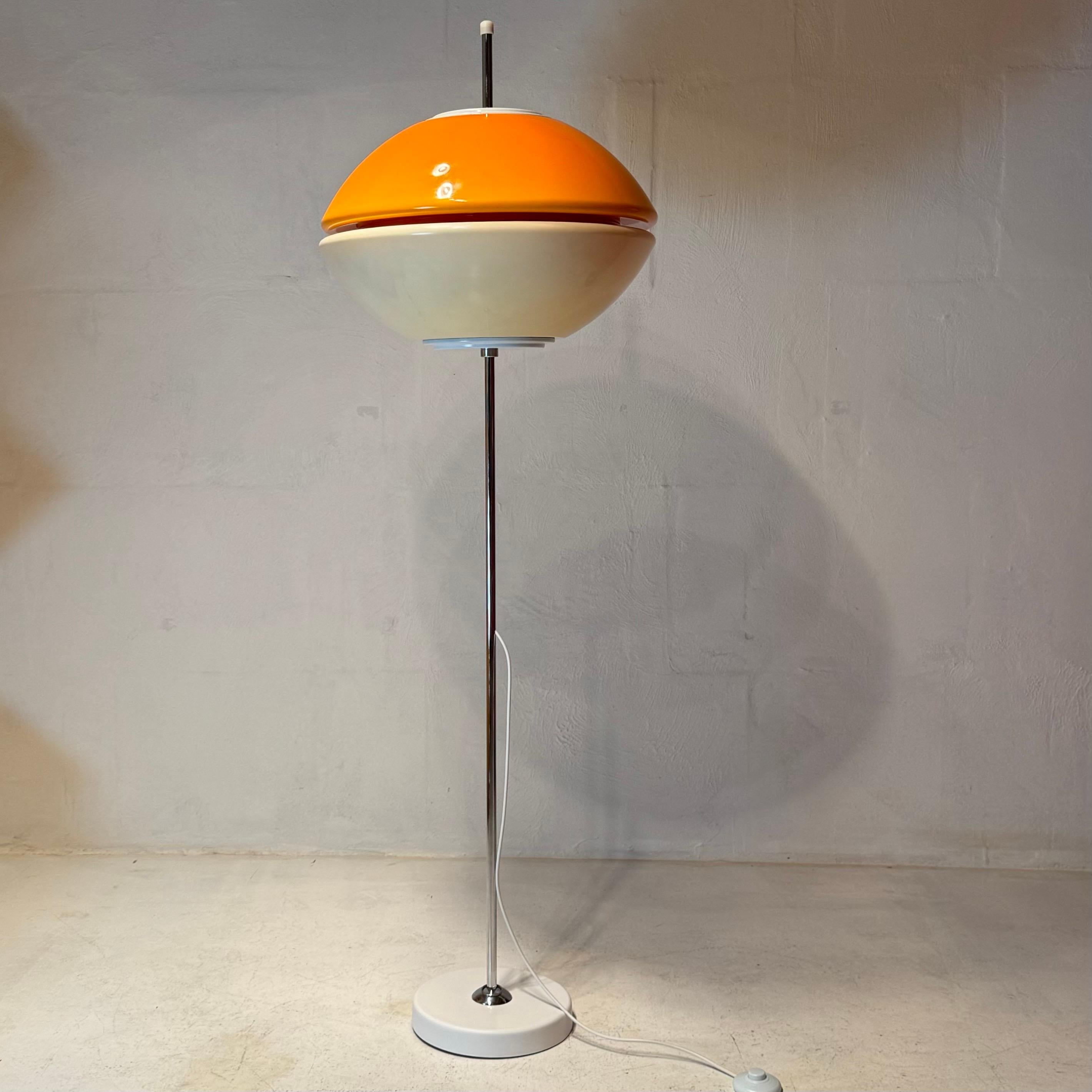 Space age Sijaj Hrastnik floor lamp, Slovenia 1970s. 4