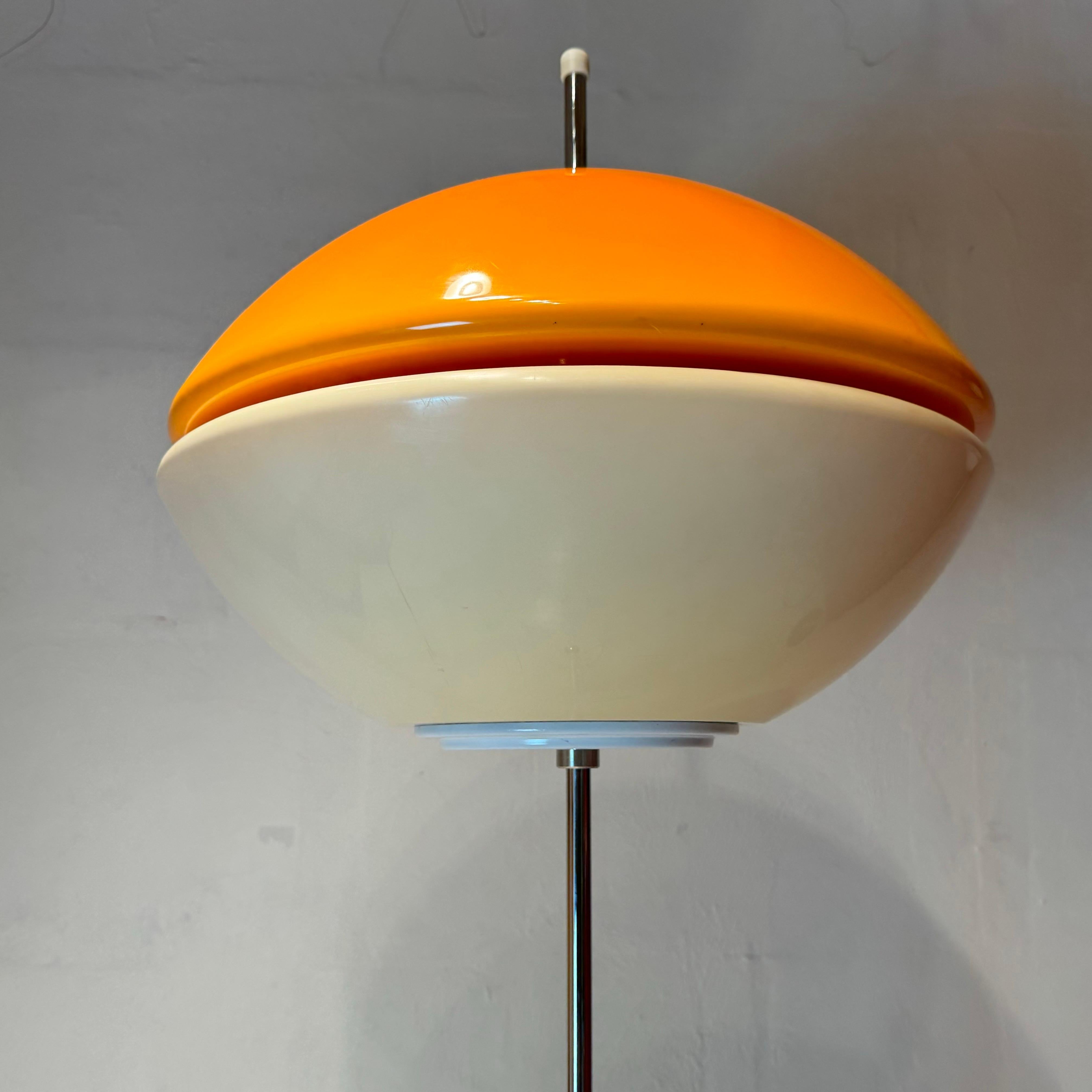Space age Sijaj Hrastnik floor lamp, Slovenia 1970s. 5