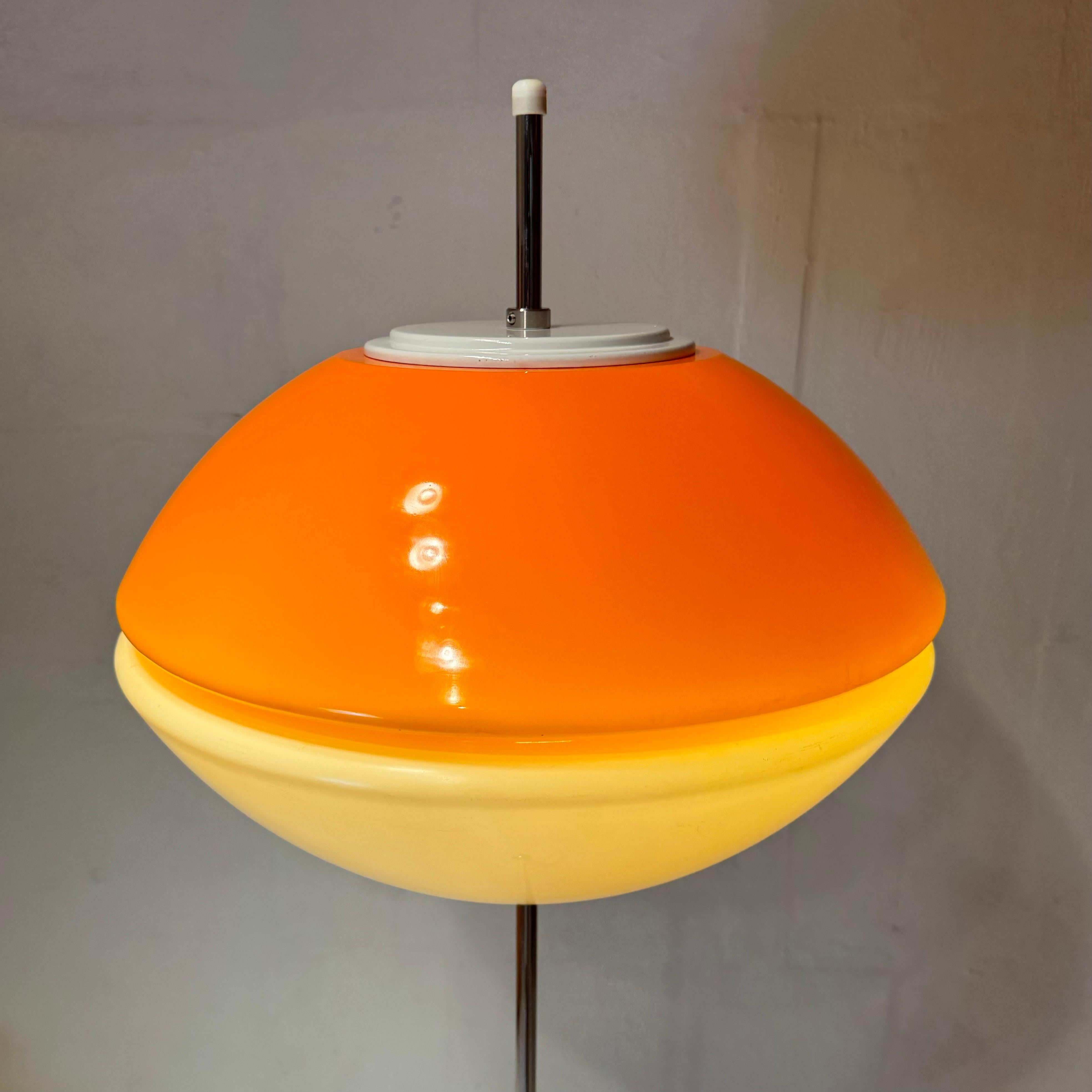 Space age Sijaj Hrastnik floor lamp, Slovenia 1970s. 7