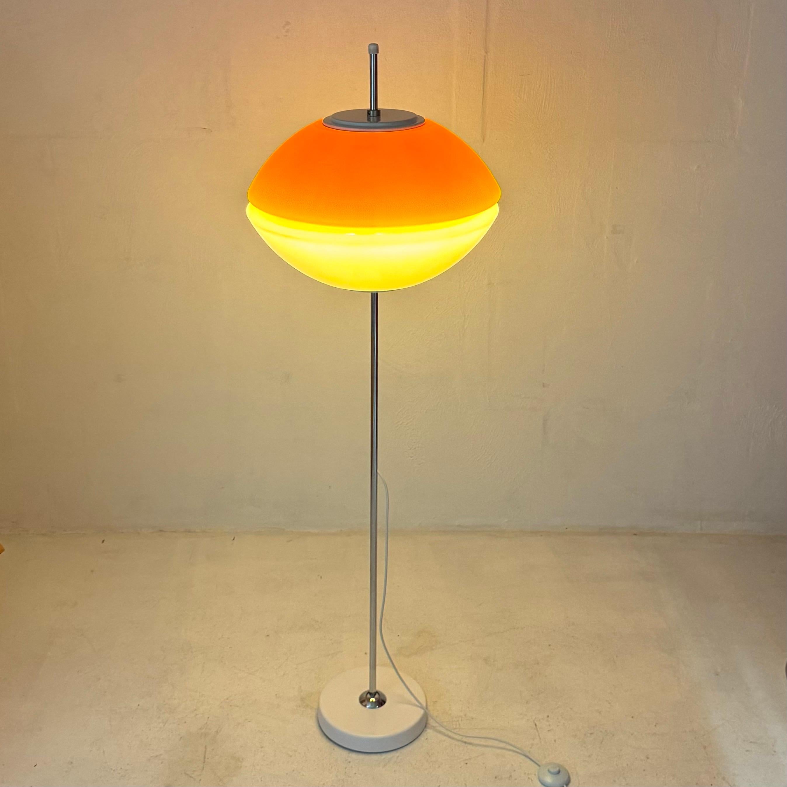 Space age Sijaj Hrastnik floor lamp, Slovenia 1970s. 8