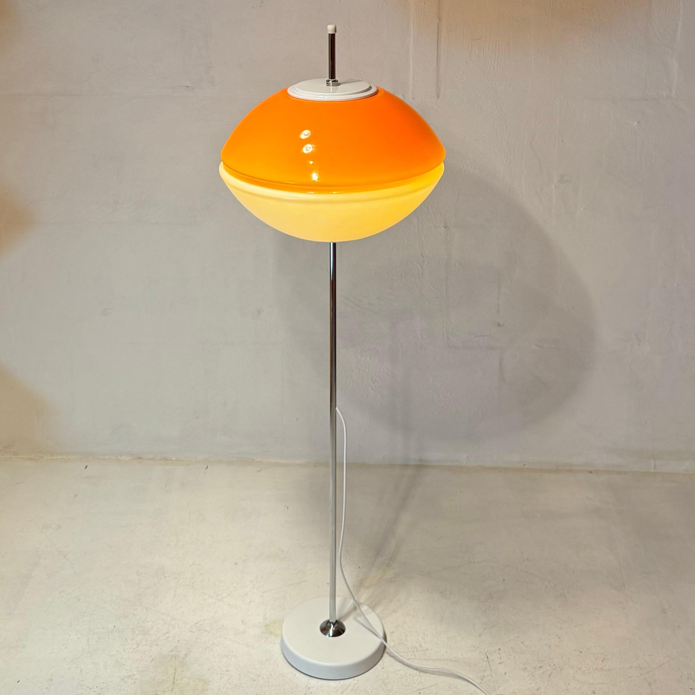 Space Age Space age Sijaj Hrastnik floor lamp, Slovenia 1970s.