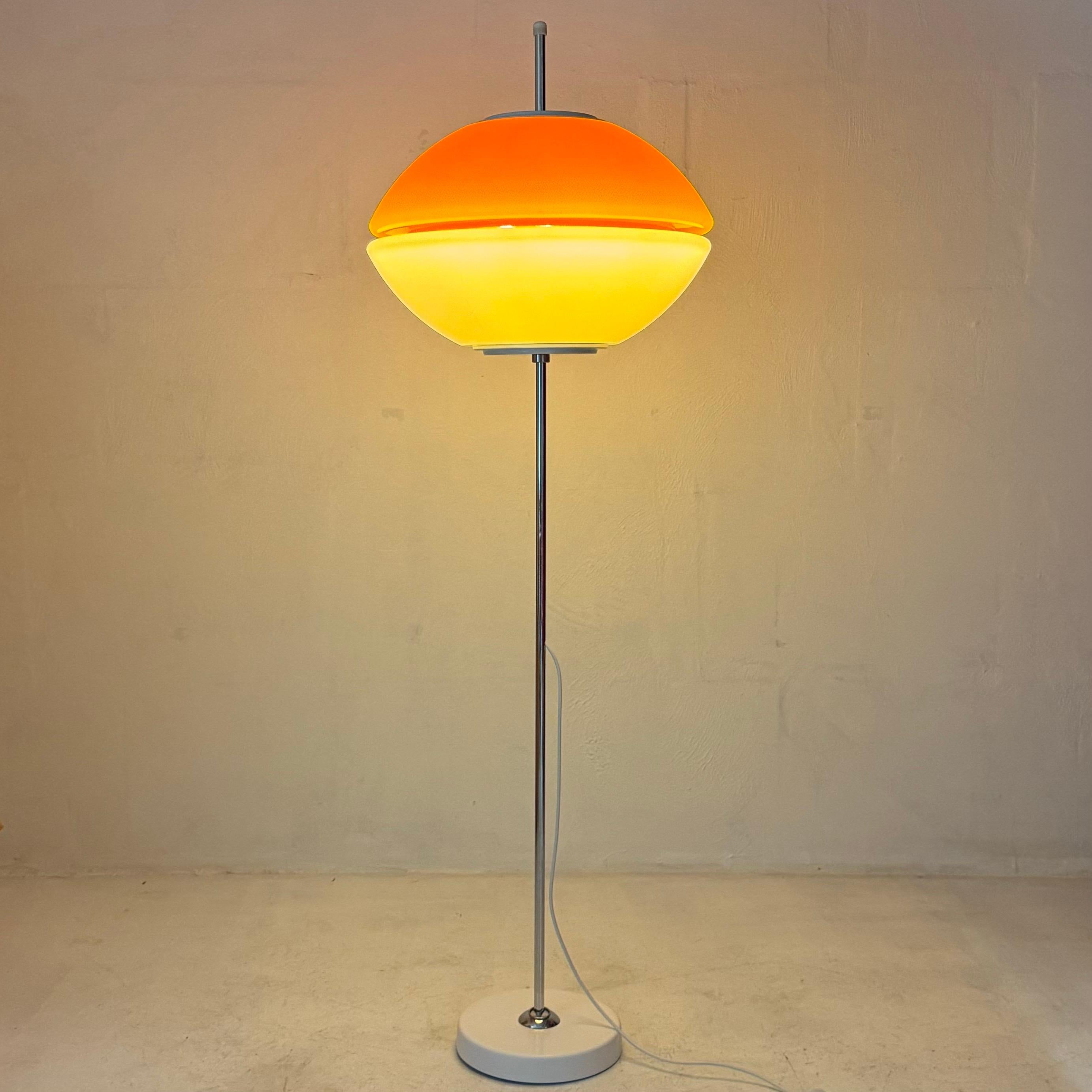 Late 20th Century Space age Sijaj Hrastnik floor lamp, Slovenia 1970s.