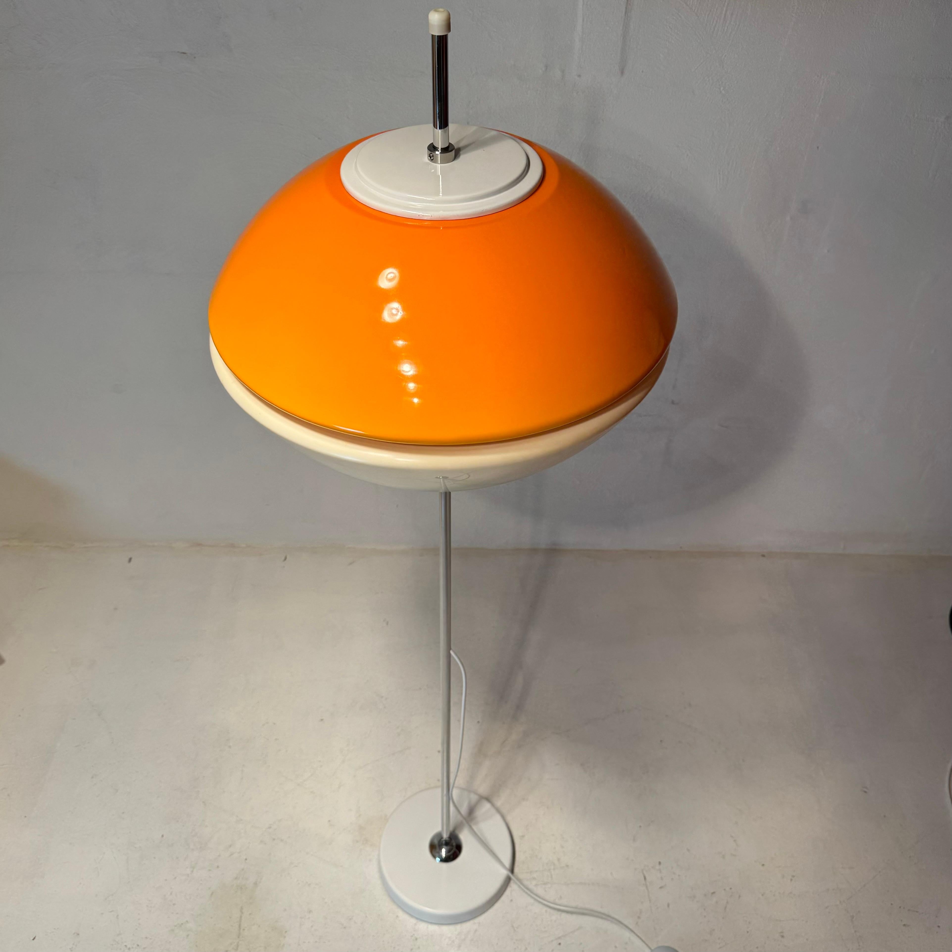 Space age Sijaj Hrastnik floor lamp, Slovenia 1970s. 1