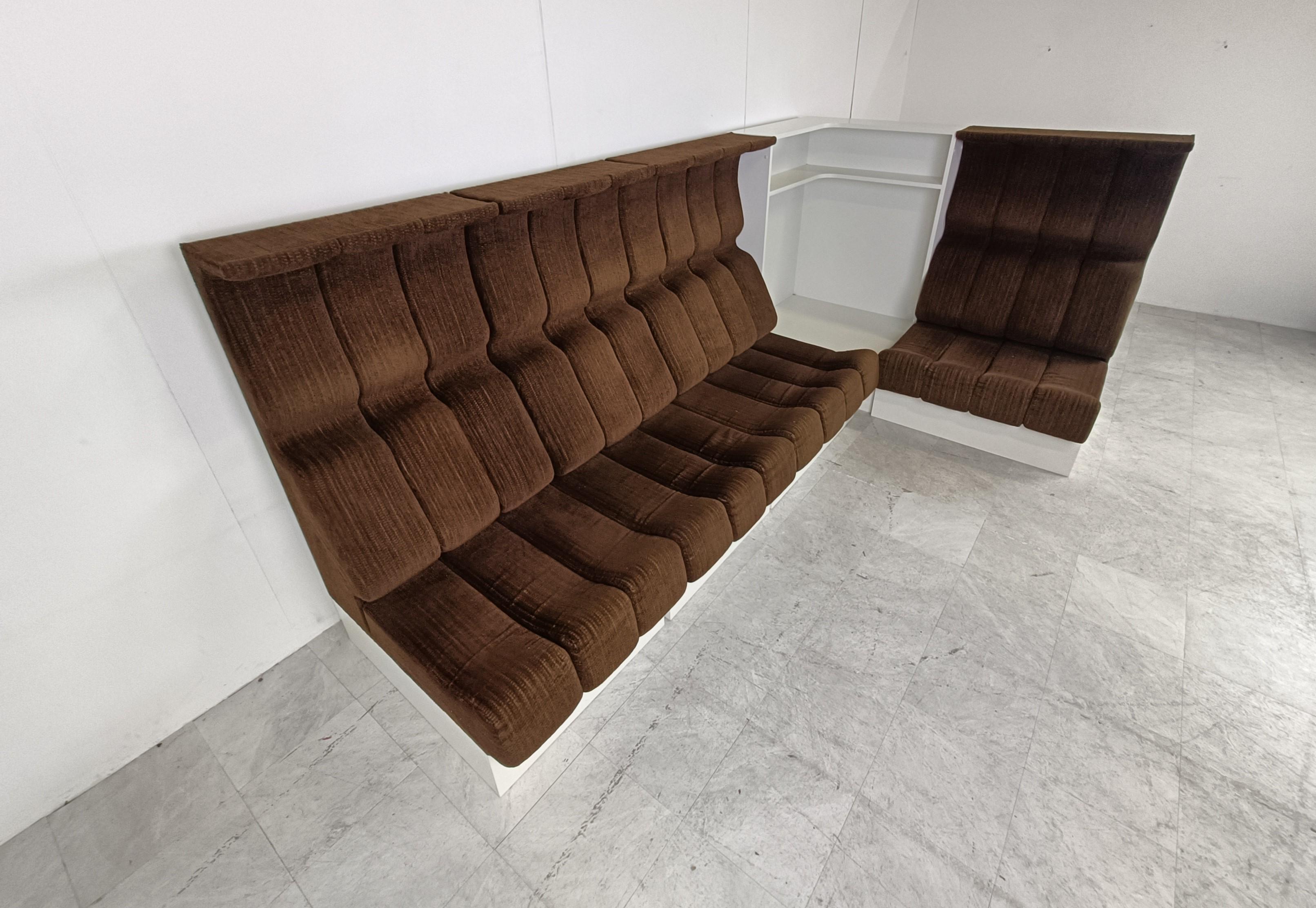 Space Age Sofa by Interlübke, 1970s For Sale 4