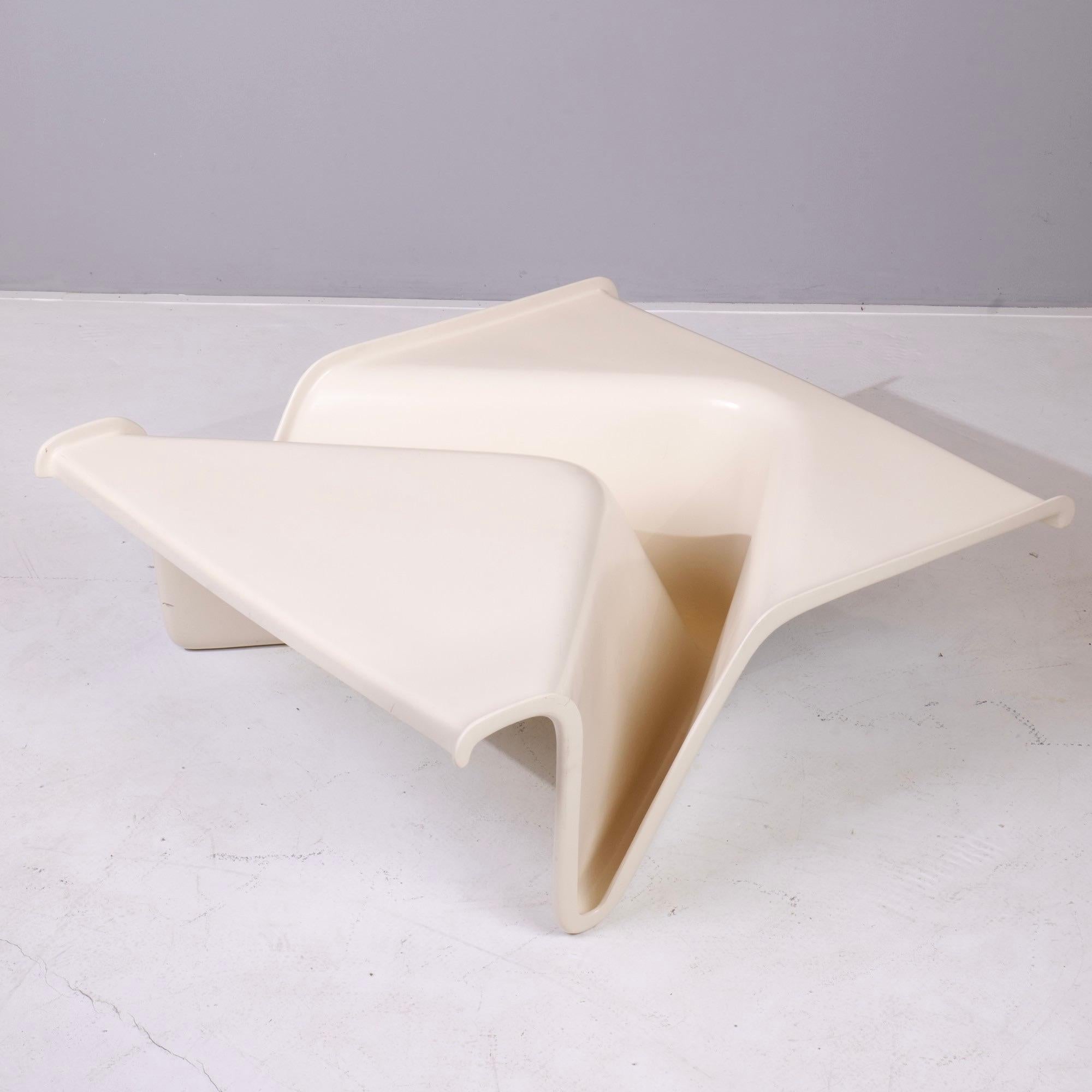 Late 20th Century Space Age Sofa Table by Cesare Leonardi & Franca Stagi Kappa for Fiarm, Italy For Sale